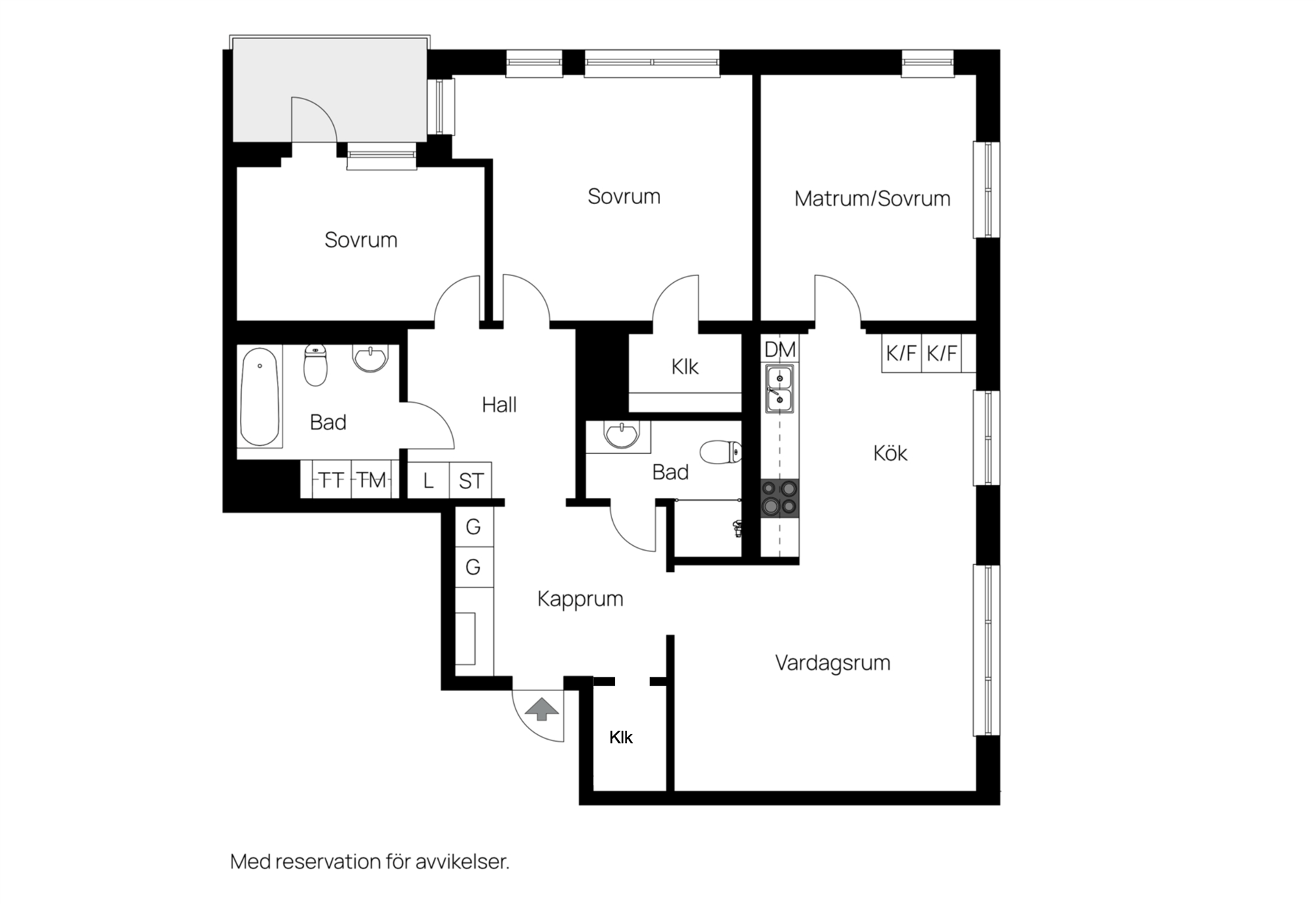 4 rum Lägenhet på Mariebergsgatan 1 Kungsholmen - Fridhemsplan Stockholms kommun - bild 25