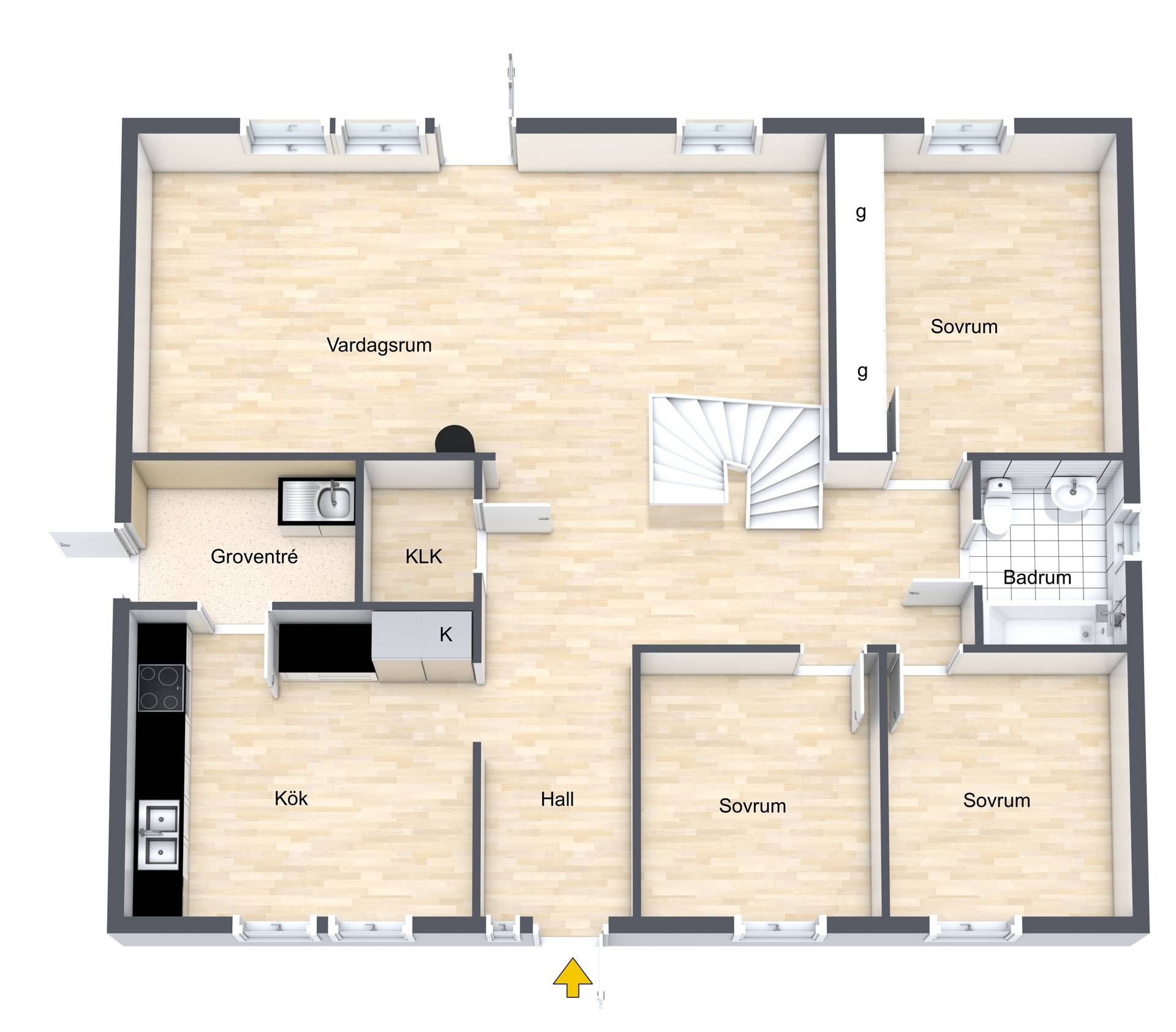 7 rum Villa på Vilanvägen 61A Nåntuna-Vilan Uppsala kommun - bild 17