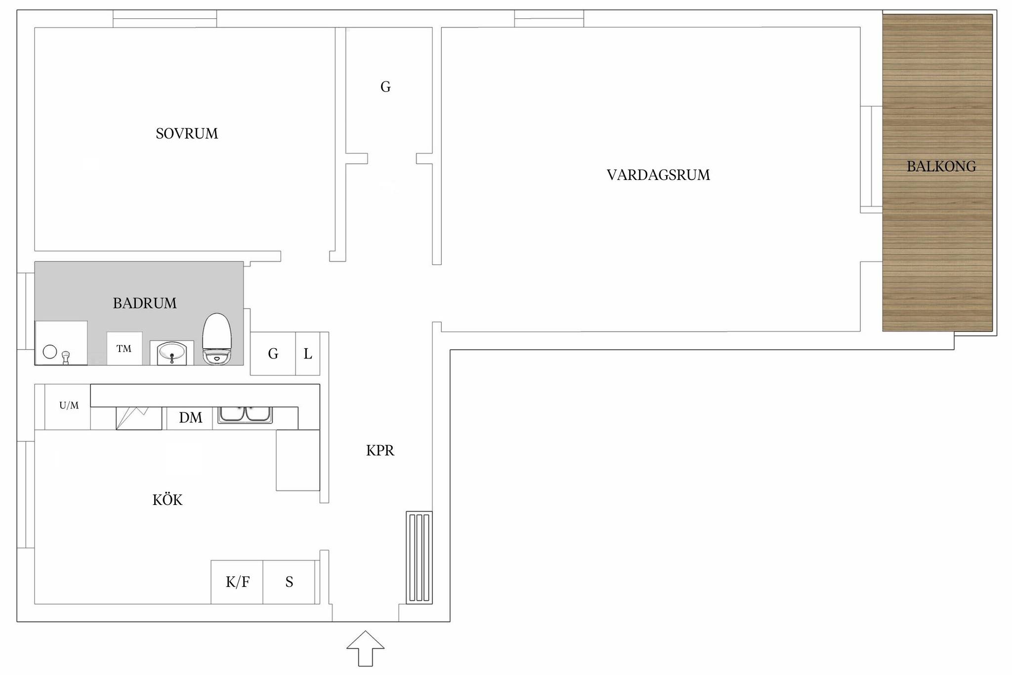 2 rum Lägenhet på Tegnérgatan 2C Söder Växjö kommun - bild 16