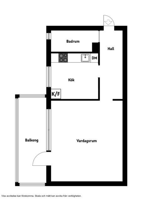1 rum Lägenhet på Klövervägen 10 Hallunda Botkyrka kommun - bild 14