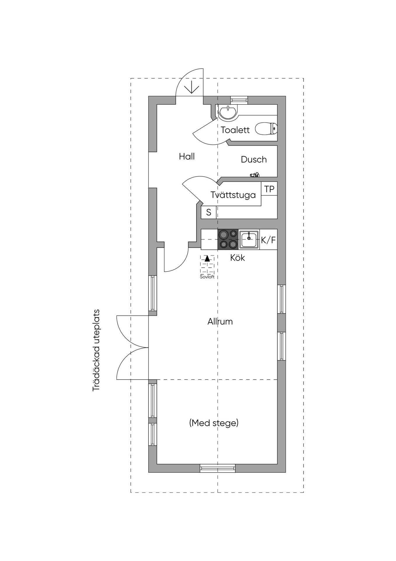 7 rum Villa på Slånbärsvägen 28 Killinge Lidingö kommun - bild 86