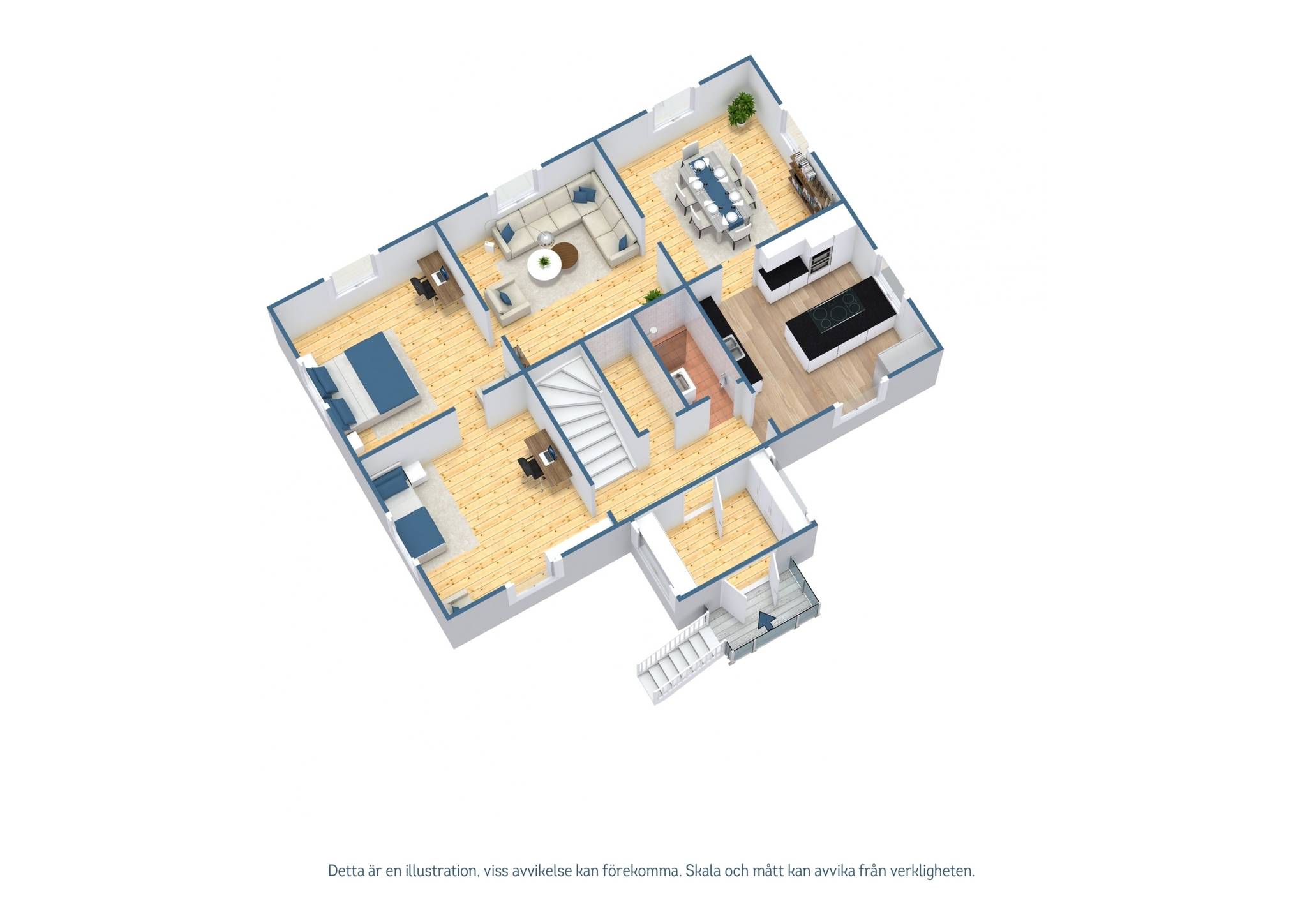 7 rum Villa på Slöjdvägen 11 Mehedeby Tierps kommun - bild 61