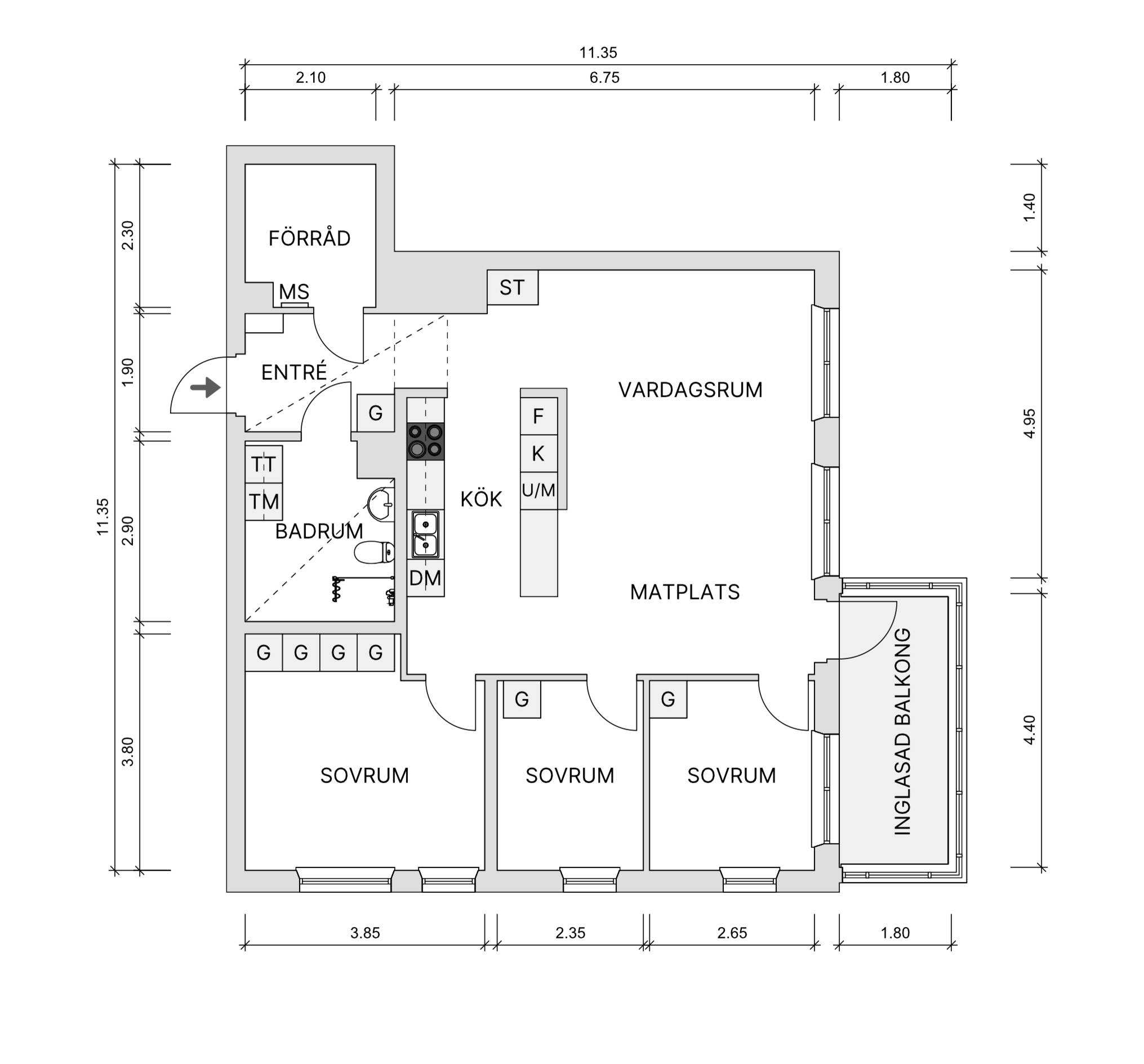 4 rum Lägenhet på Repslagargränd 3 Centrum Skellefteå kommun - bild 29