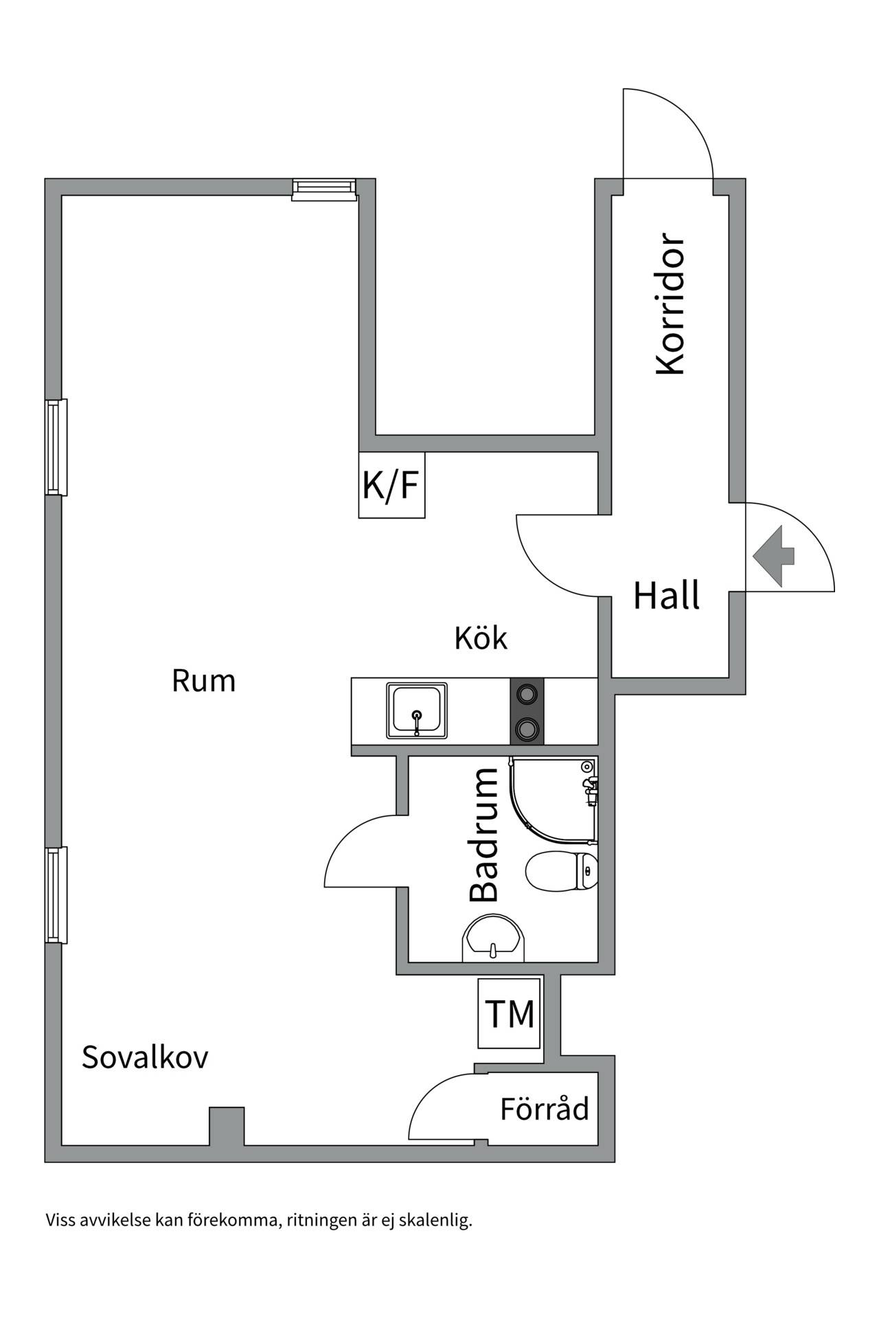 1 rum Lägenhet på Villavägen 37 Kåbo Uppsala kommun - bild 31