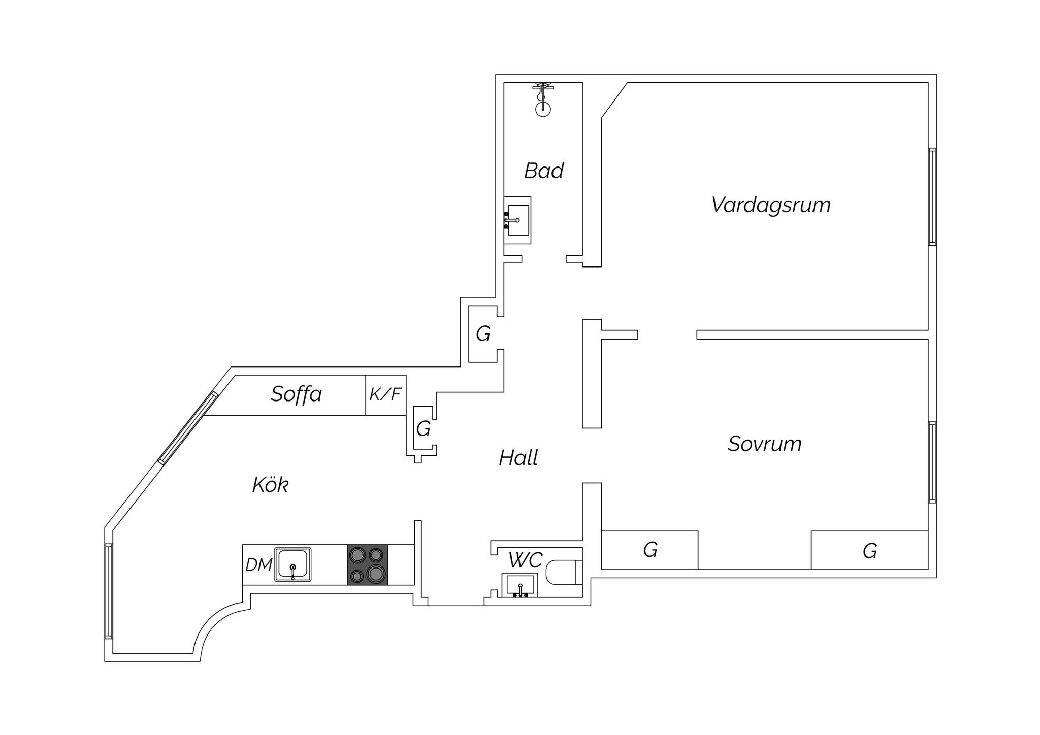 2 rum Lägenhet på Holländargatan 33 Vasastan Stockholms kommun - bild 21