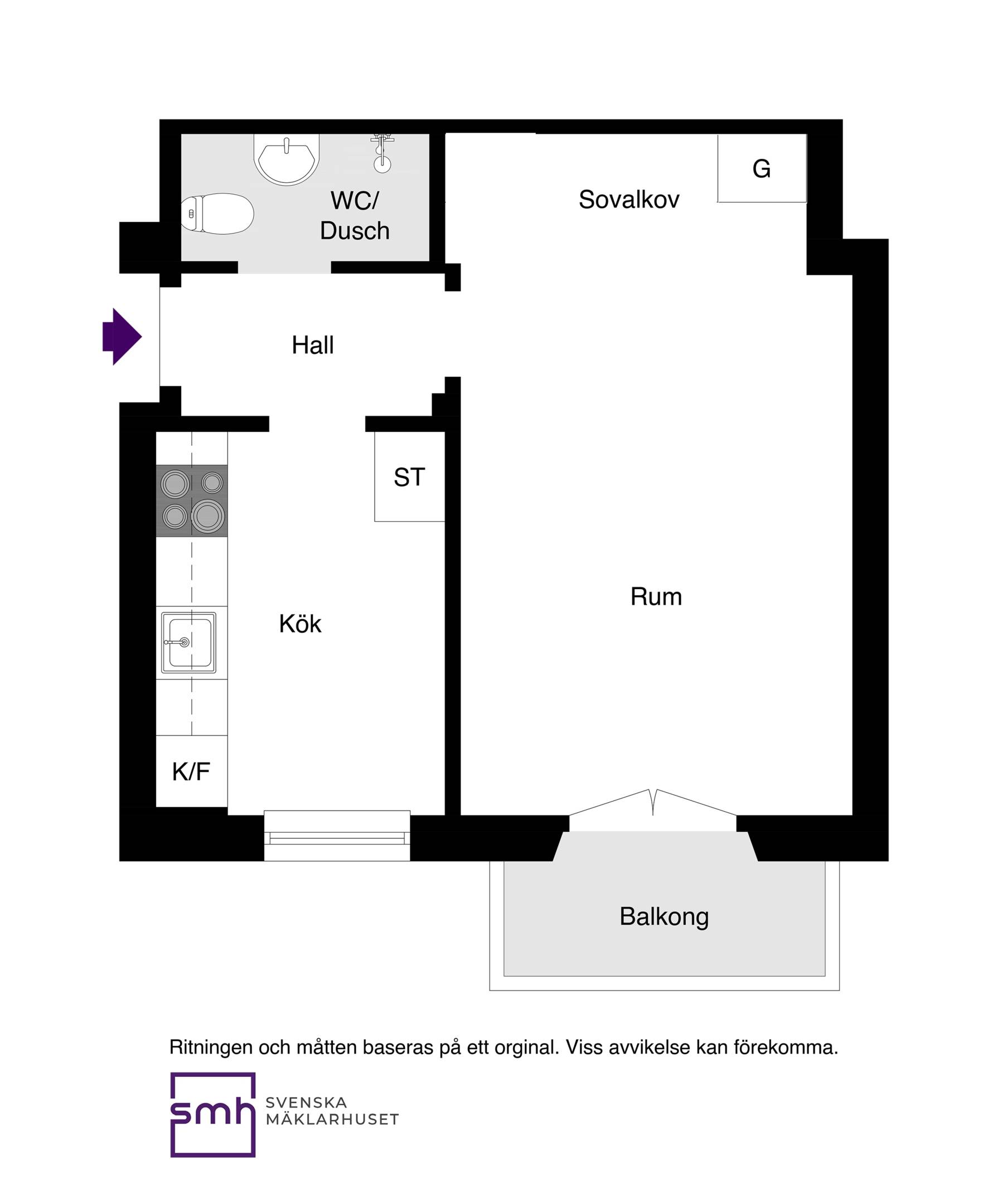 1 rum Lägenhet på Vattugatan 21B Sundbybergs kommun - bild 27