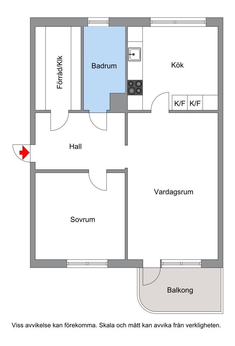 2 rum Lägenhet på Tre Källors väg 5, 2tr Botkyrka Eriksberg Botkyrka kommun - bild 22