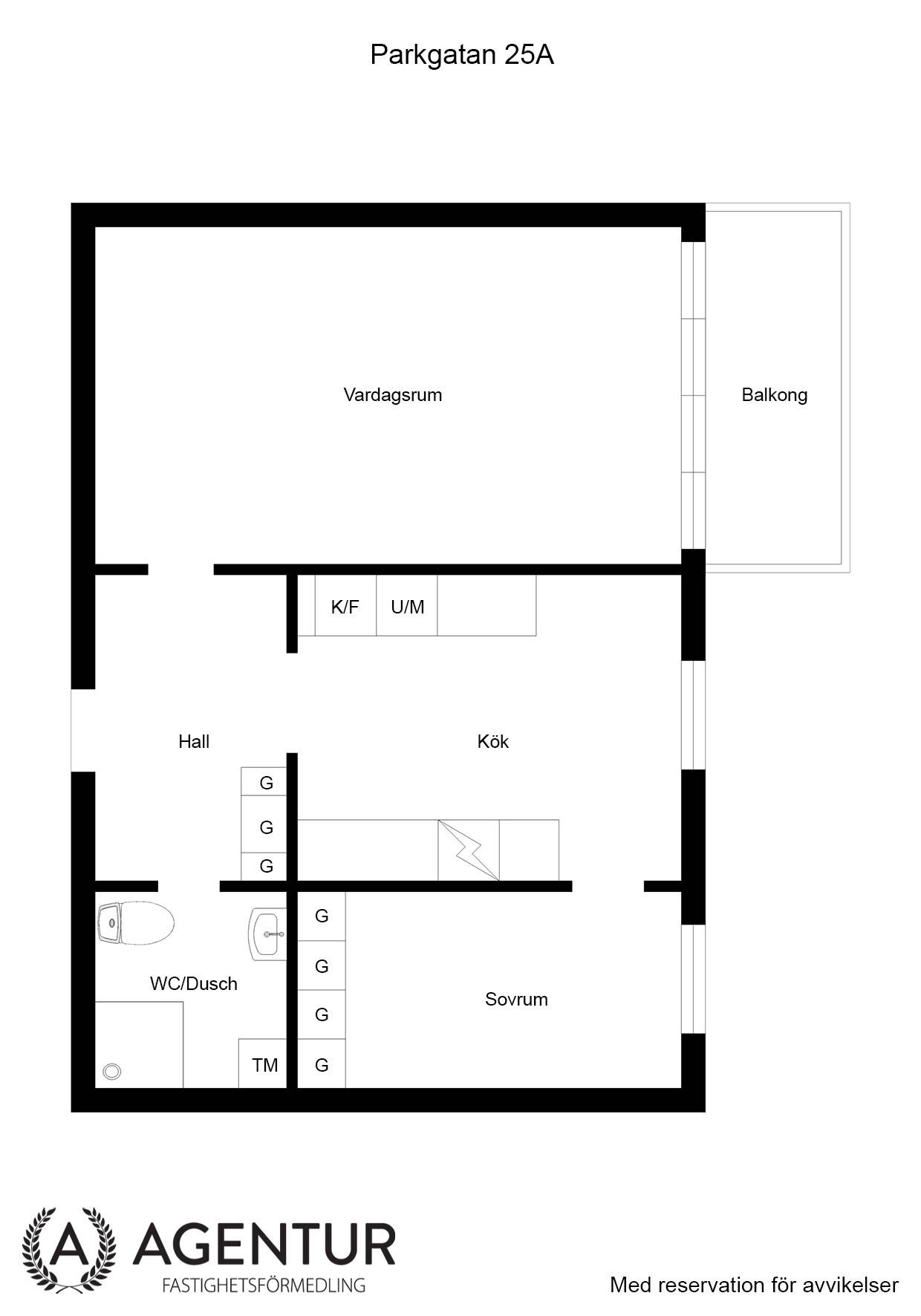 2 rum Lägenhet på Parkgatan 25A Arvika Centrum Arvika kommun - bild 12