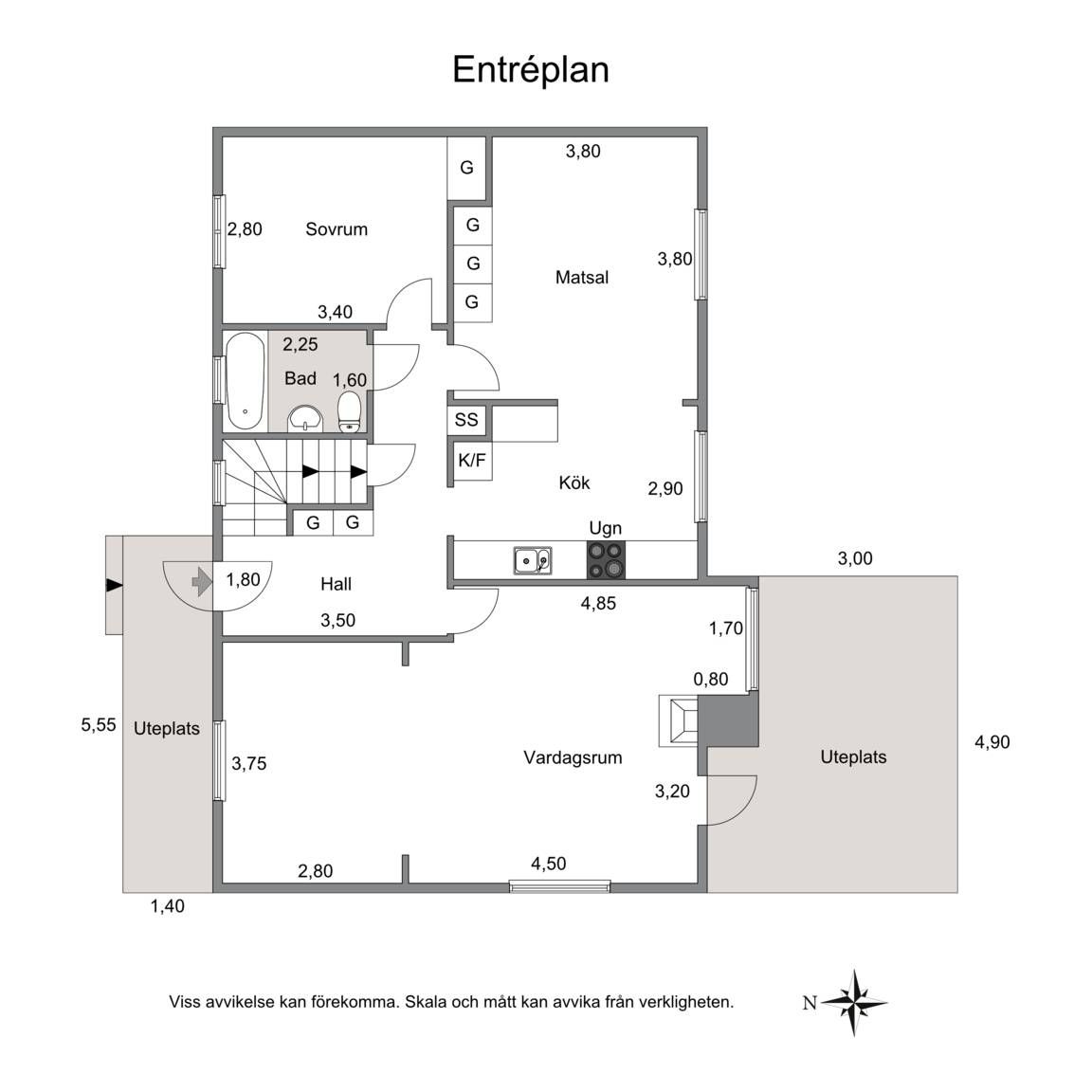 5 rum Villa på Vallgatan 31 Bjärnum Hässleholms kommun - bild 25