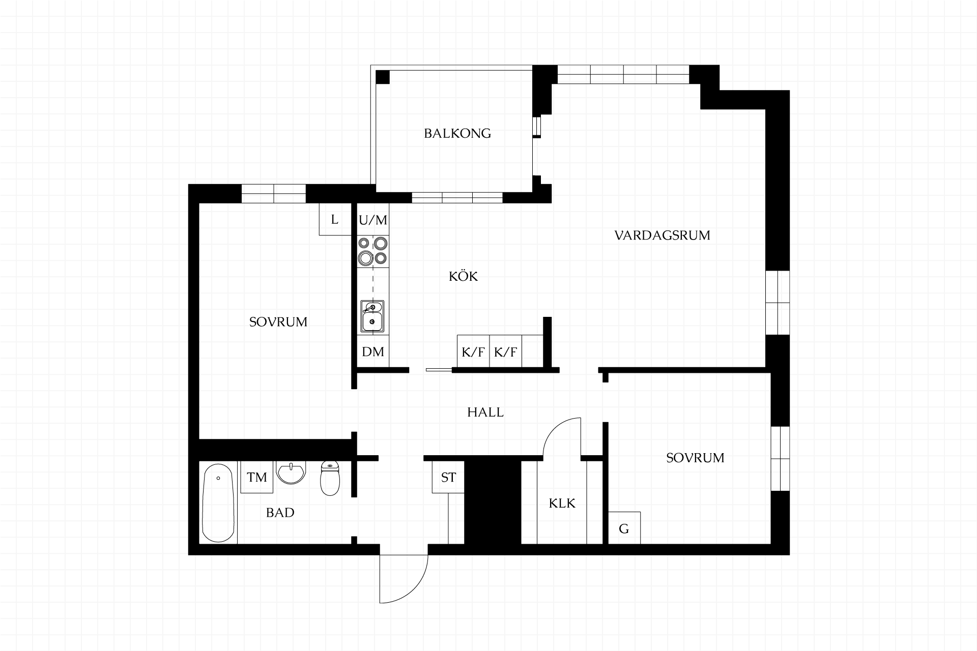 3 rum Lägenhet på Rålambsvägen 12B, 2 tr Kungsholmen - Marieberg Stockholms kommun - bild 26
