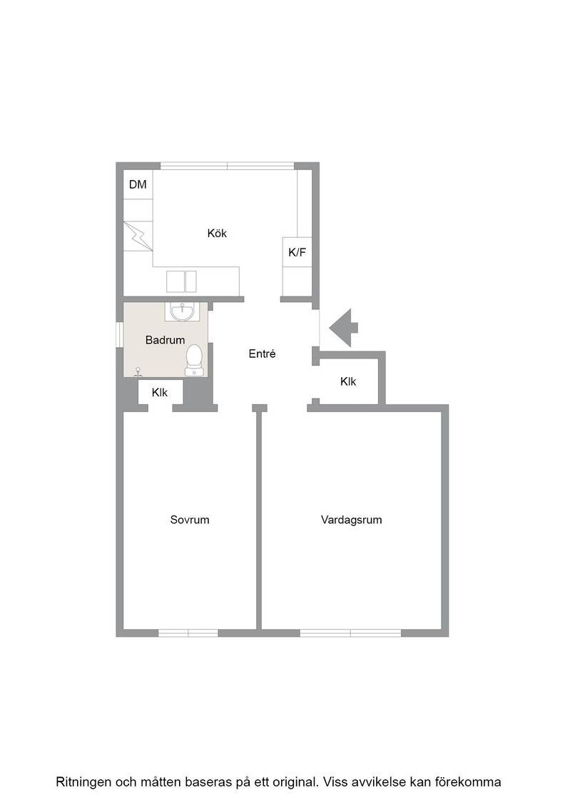 53 m² Lägenhet på Parkvägen 30 A Olsbacka Gävle kommun - bild 16