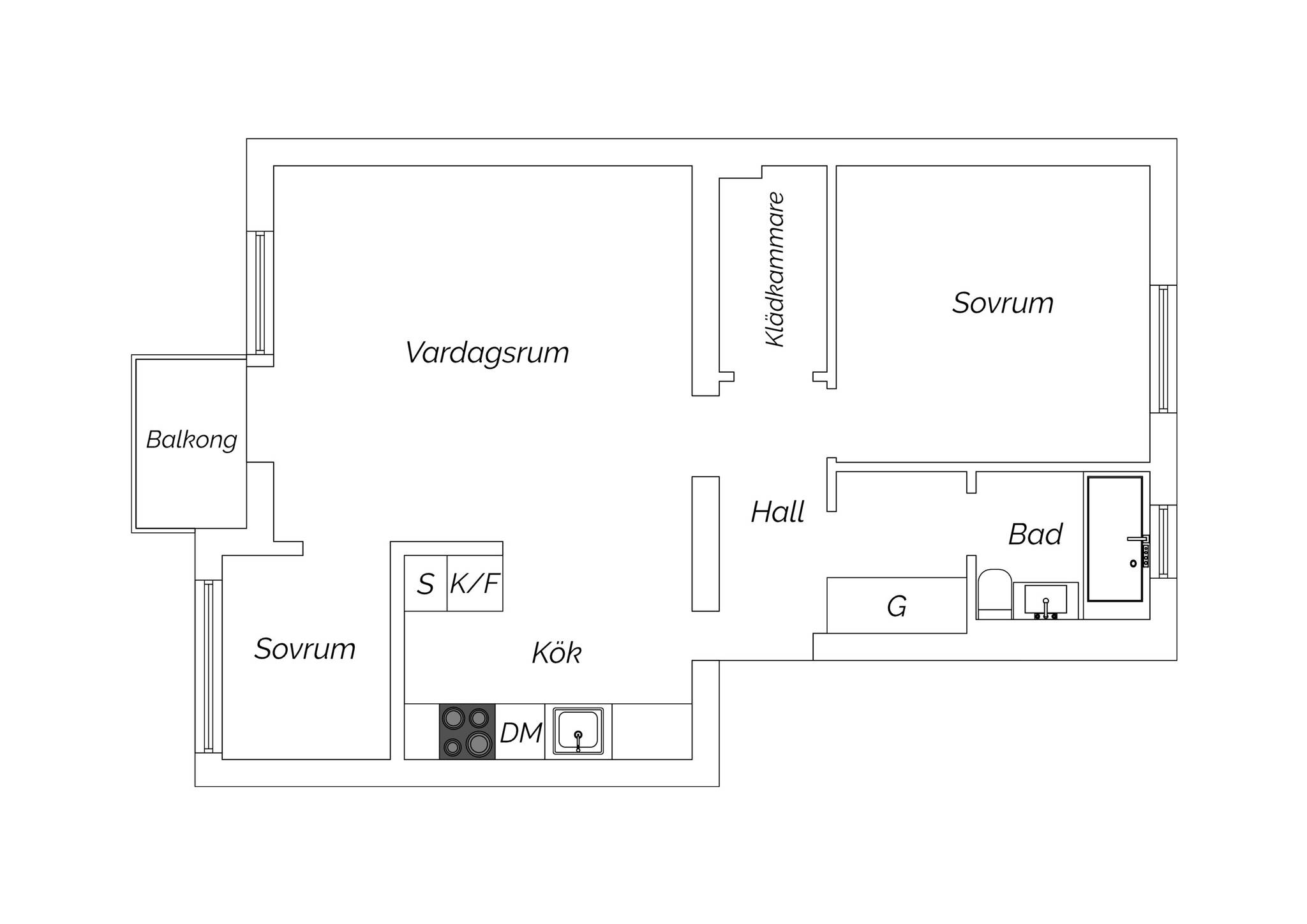 3 rum Lägenhet på Valutavägen 25 Hägerstensåsen Stockholms kommun - bild 25