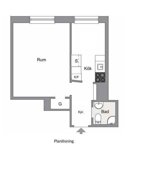 1 rum Lägenhet på Mariagatan 10 Centrala Sundbyberg Sundbybergs kommun - bild 18