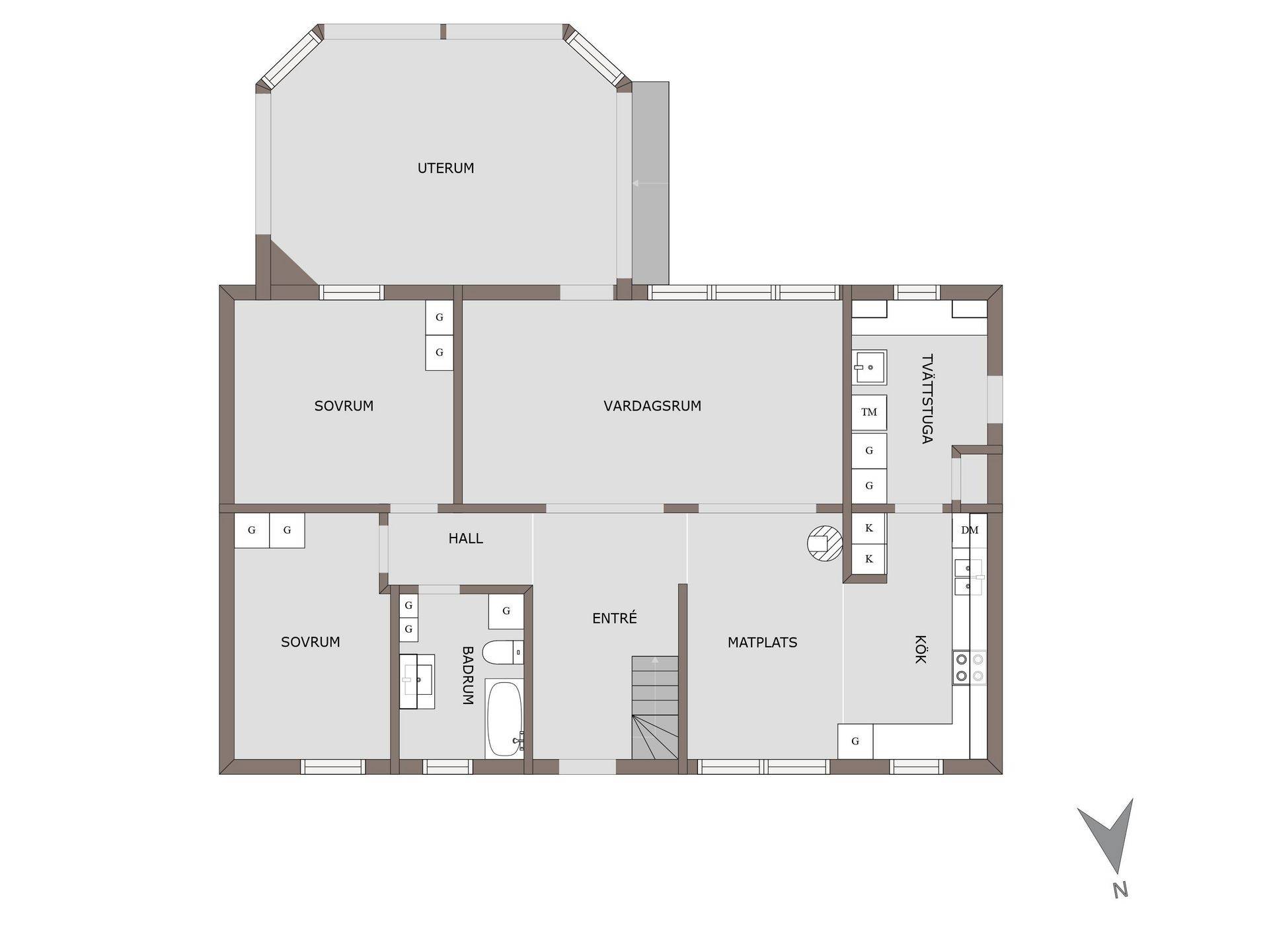 6 rum Villa på Fyrbovägen 17 Gimo Östhammars kommun - bild 31