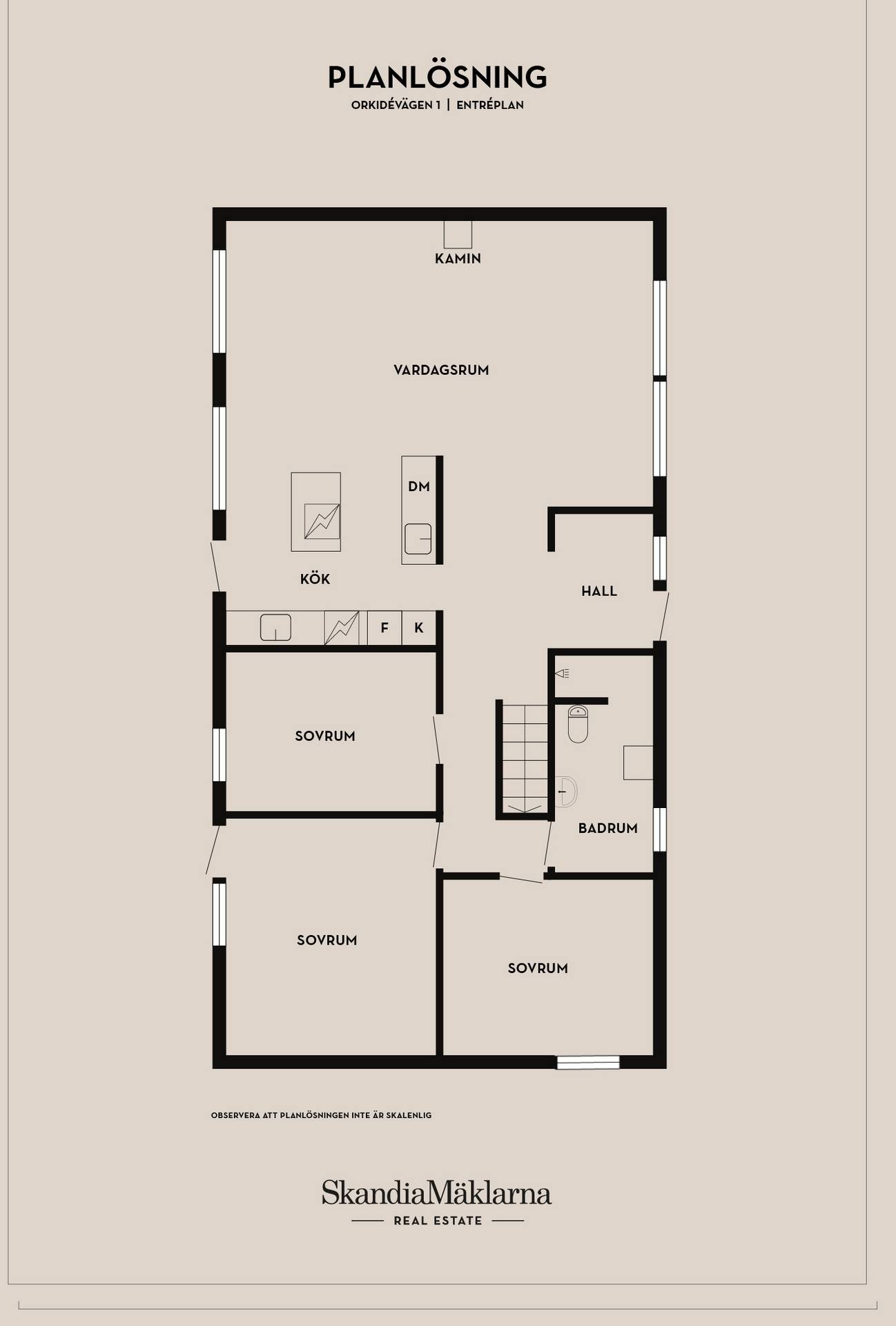 4 rum Villa på Orkidévägen 1 Skurups kommun - bild 62