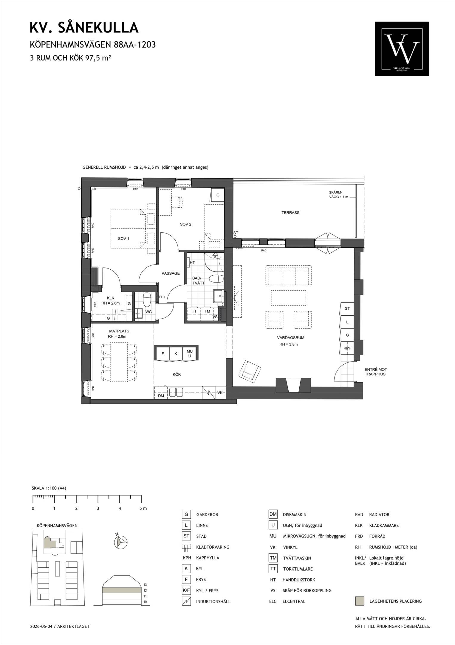 3 rum lägenhet på Köpenhamnsvägen 88AA-1203 Bellevue Sjösida, Malmö kommun - bild 3