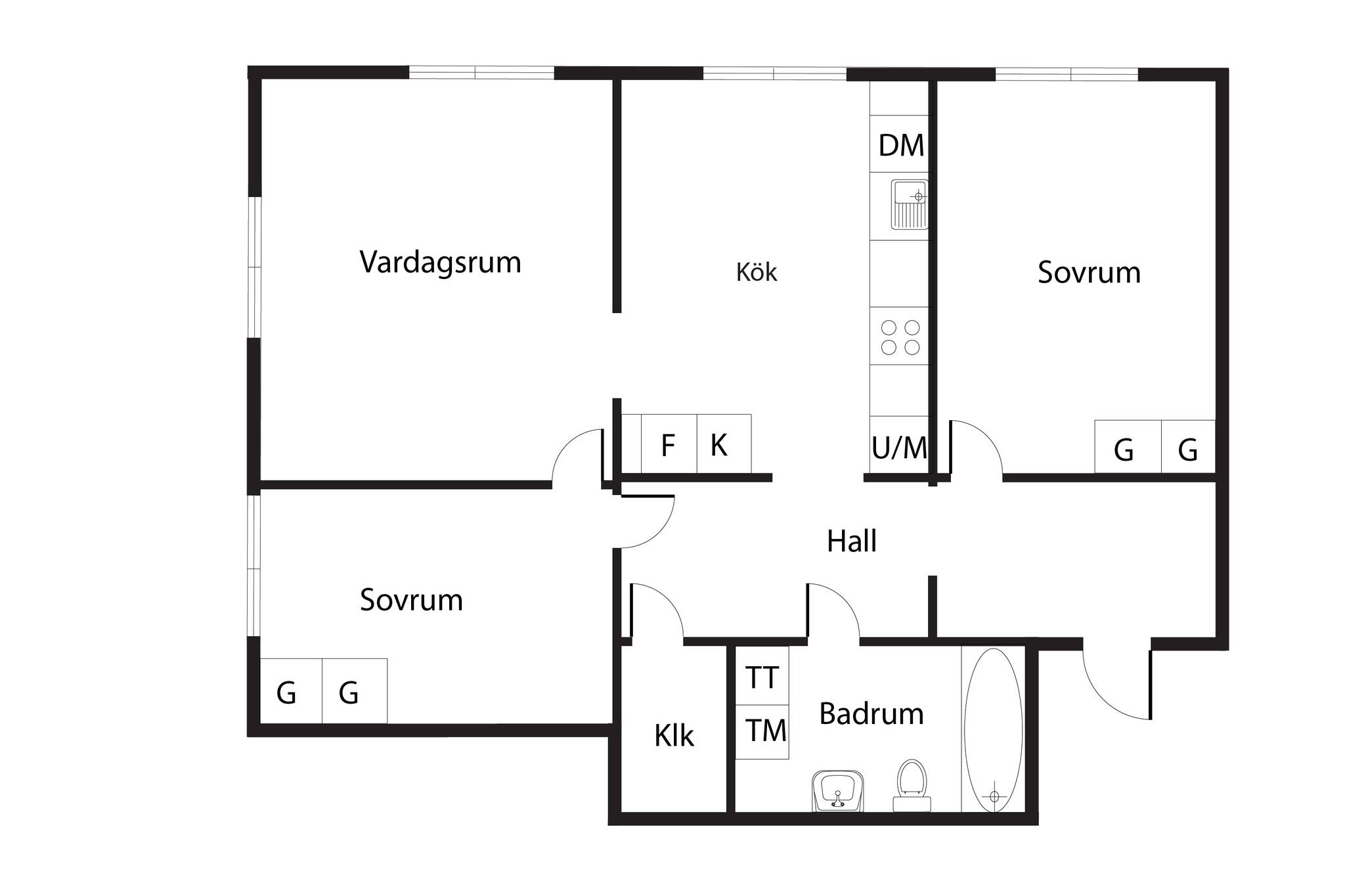 3 rum Lägenhet på Fågelhundsgatan 20 Norra Djurgårdsstaden Stockholms kommun - bild 22