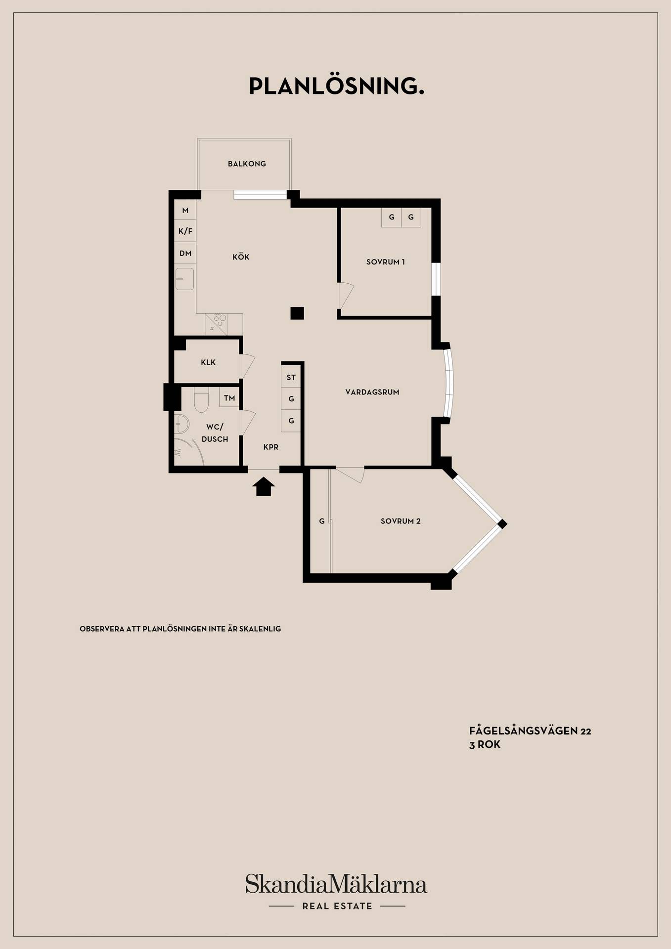 3 rum Lägenhet på Fågelsångsvägen 22 1 tr Fågelsången/Helenelund Sollentuna kommun - bild 36