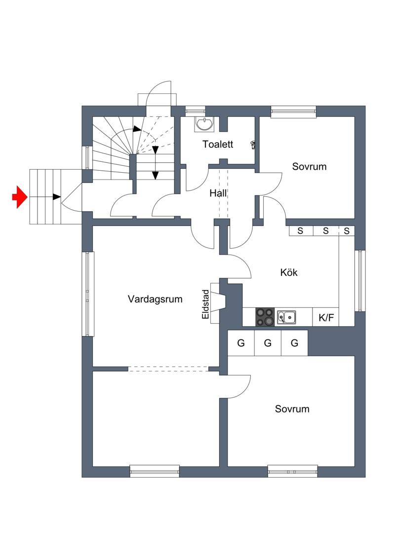 8 rum Villa på Odlarevägen 4 Norr Värnamo kommun - bild 27
