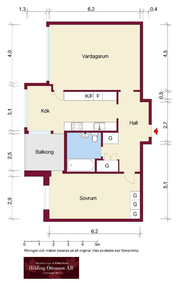 2 rum Lägenhet på HANTVERKAREGATAN 24 B Centralt Svedala kommun - bild 14