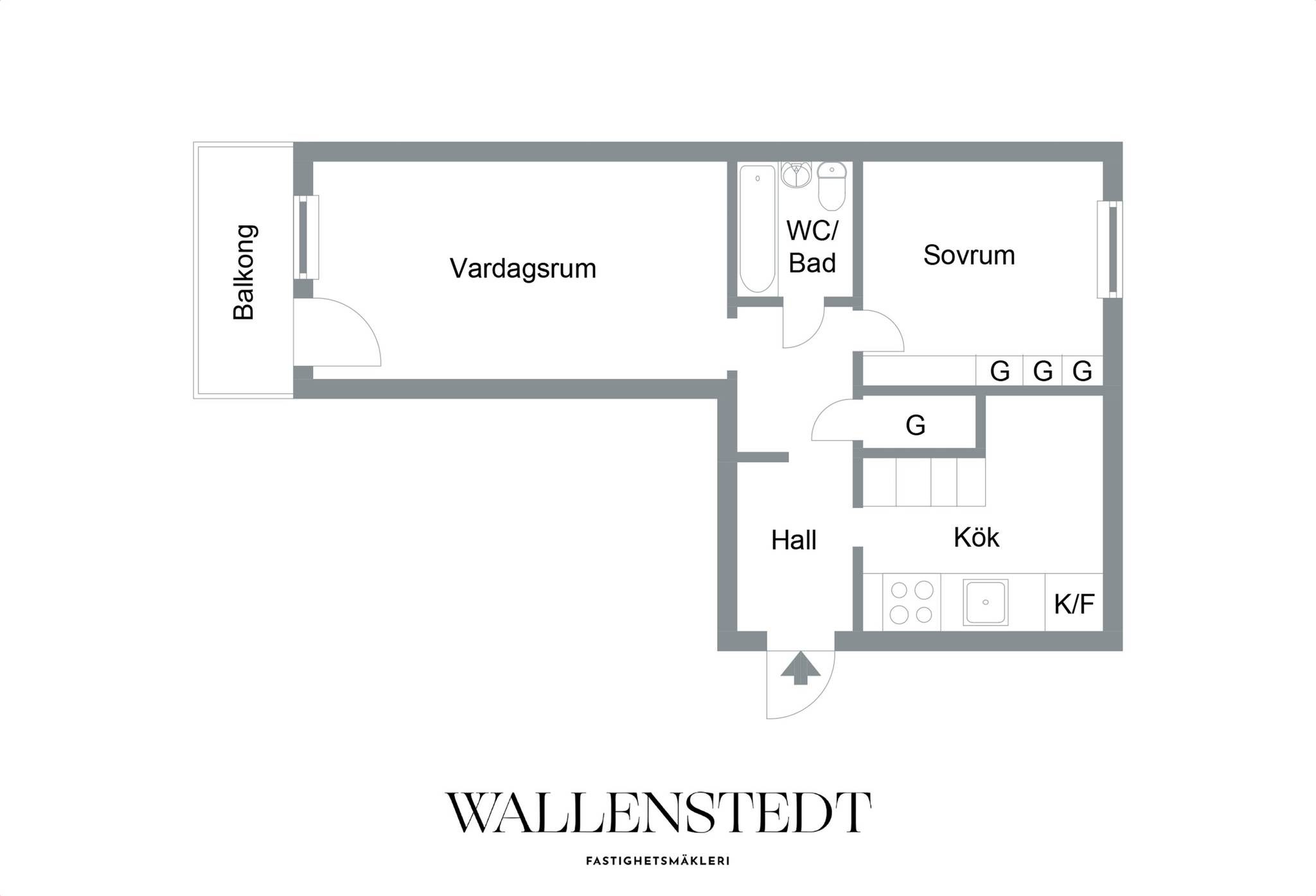 2 rum lägenhet på Hagmarksgatan 15B Sörby, Örebro kommun - bild 5