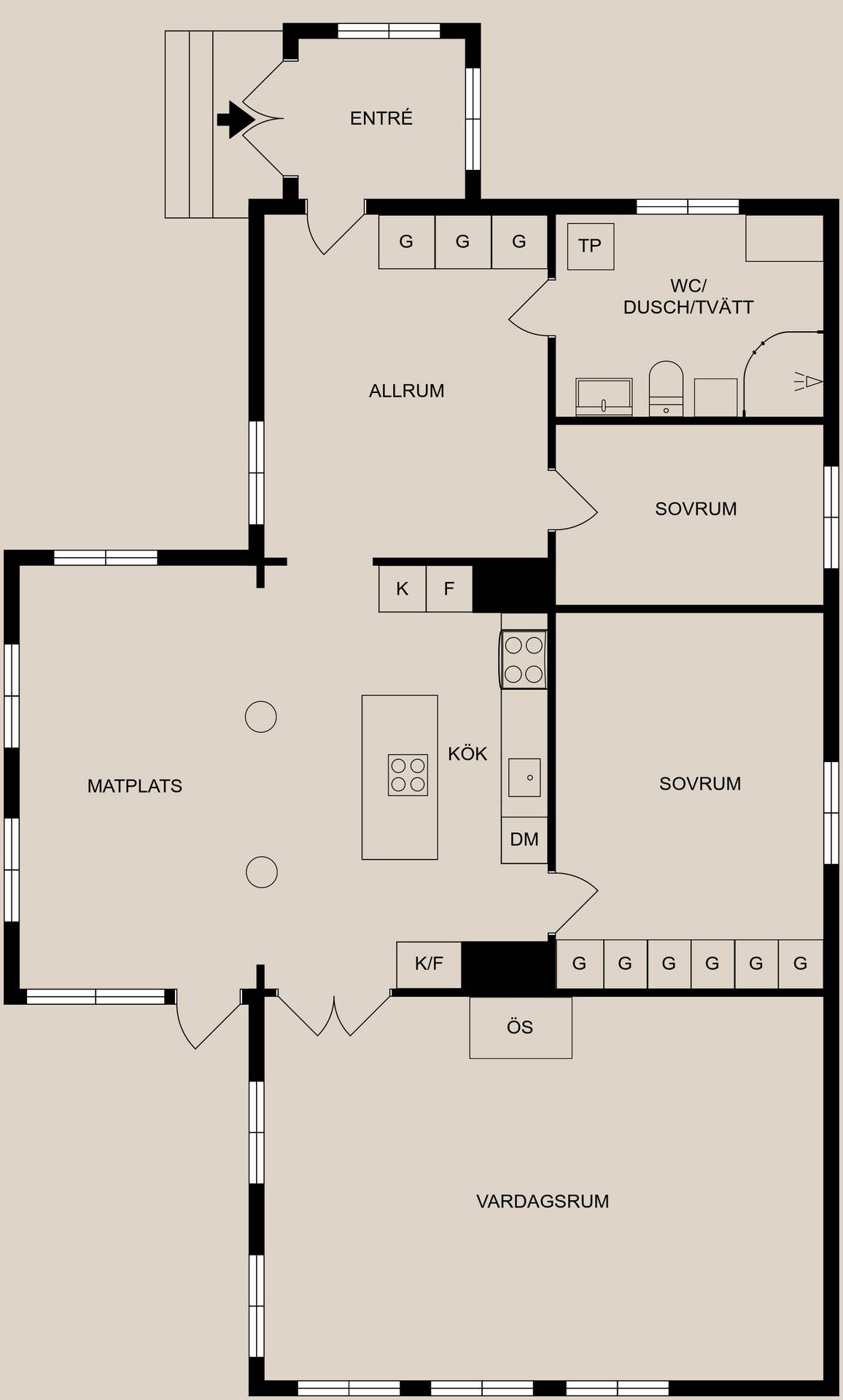 4 rum Villa på Haganäsvägen 18 Kvarsebo Norrköpings kommun - bild 31