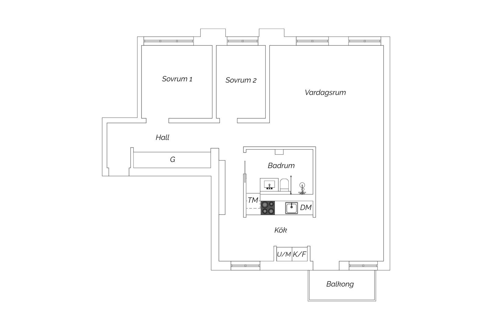 3 rum Lägenhet på Baltzarsgatan 41A City Malmö kommun - bild 50