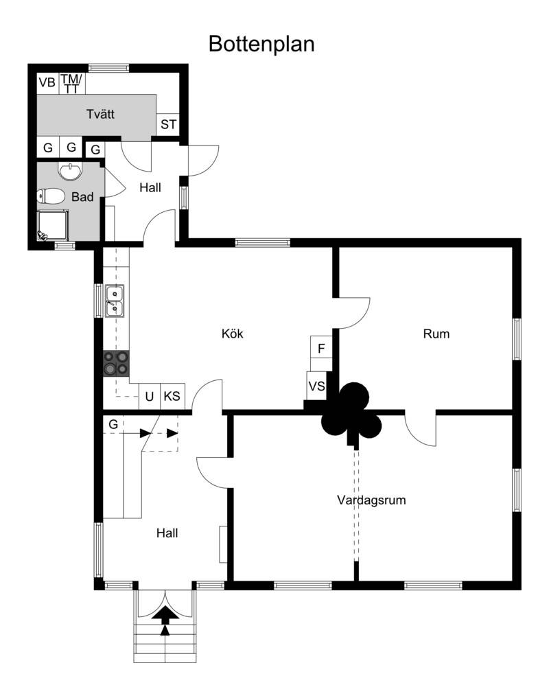 6 rum Villa på Korsberga Hamrumsvägen 6 Korsberga Hjo kommun - bild 46