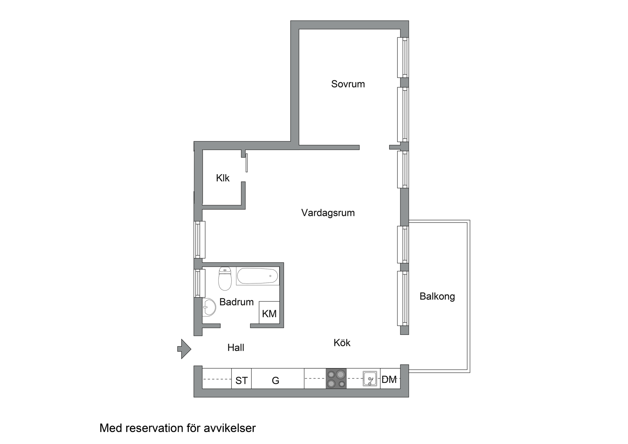 2 rum Lägenhet på Hamngatan 26, högst upp! Centrala Sundbyberg Sundbybergs kommun - bild 34