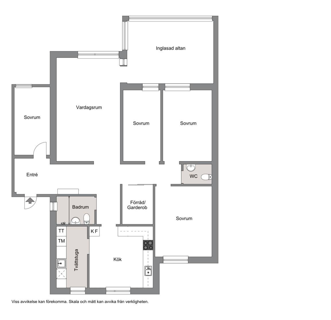 5 rum Villa på Slottsbrovägen 116 Hovshaga Växjö kommun - bild 28