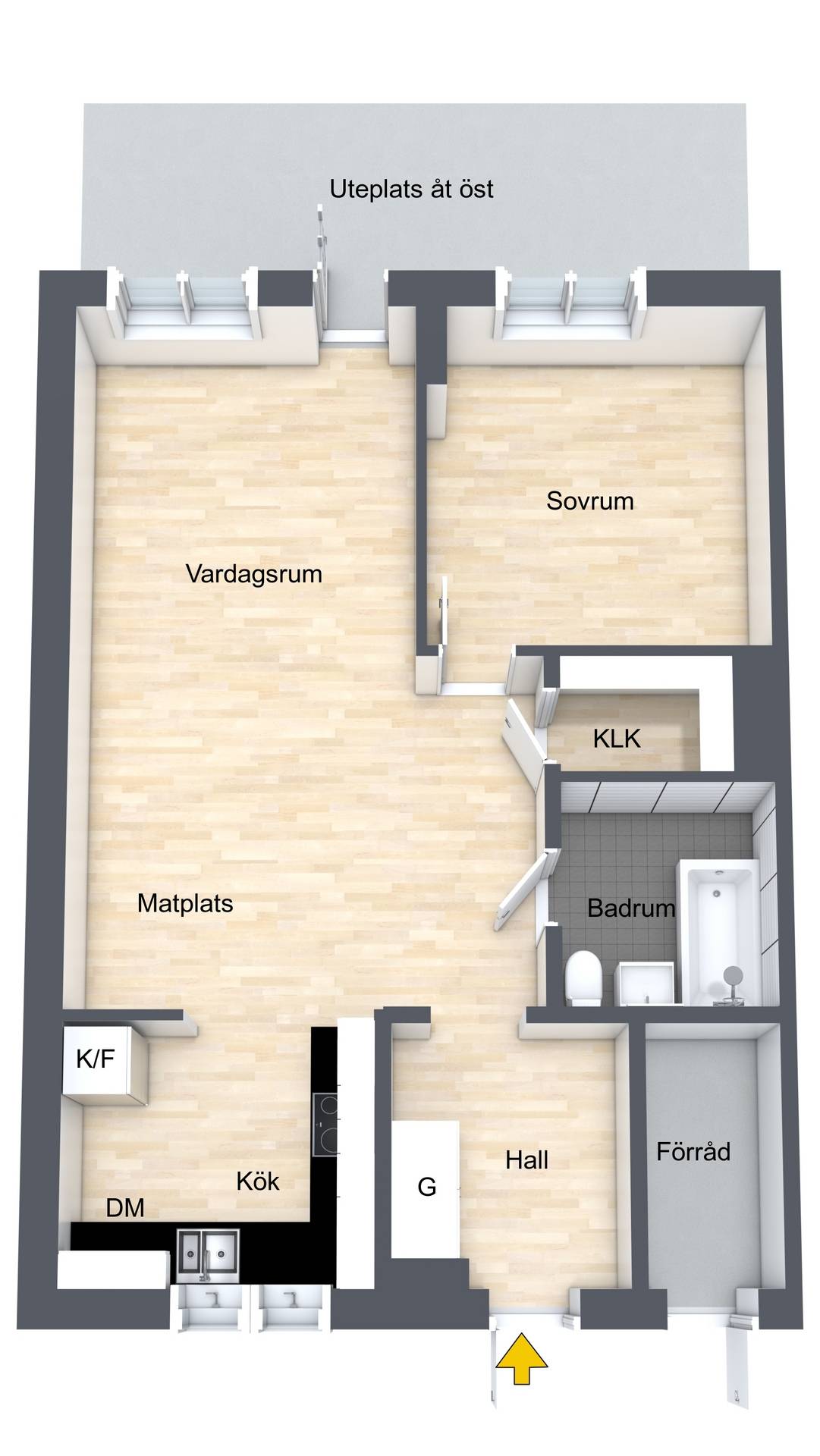 2 rum Lägenhet på Lings väg 51 Ling Uppsala kommun - bild 37