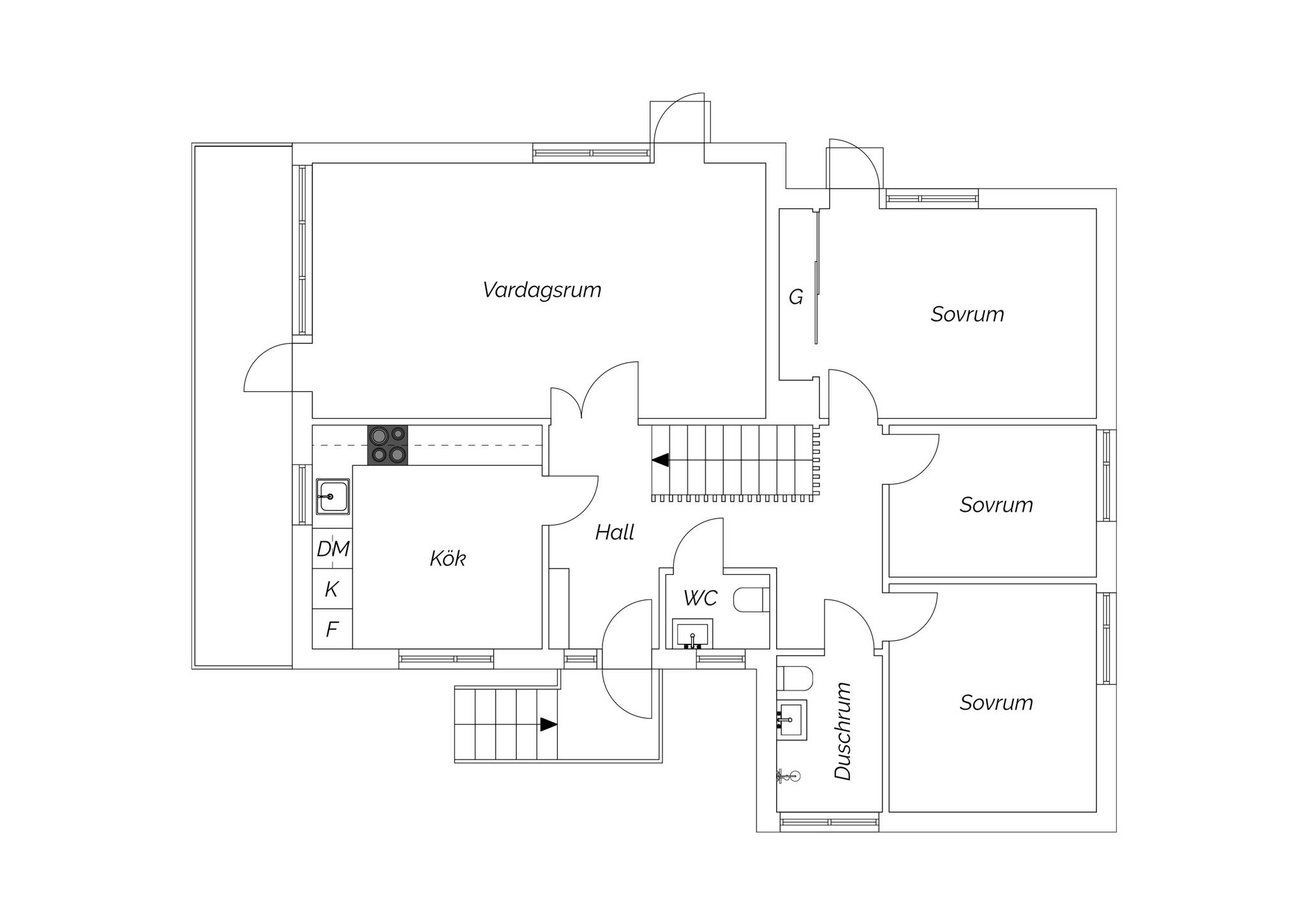 6 rum Villa på Högalidsgatan 7A Lamberget Karlstads kommun - bild 42