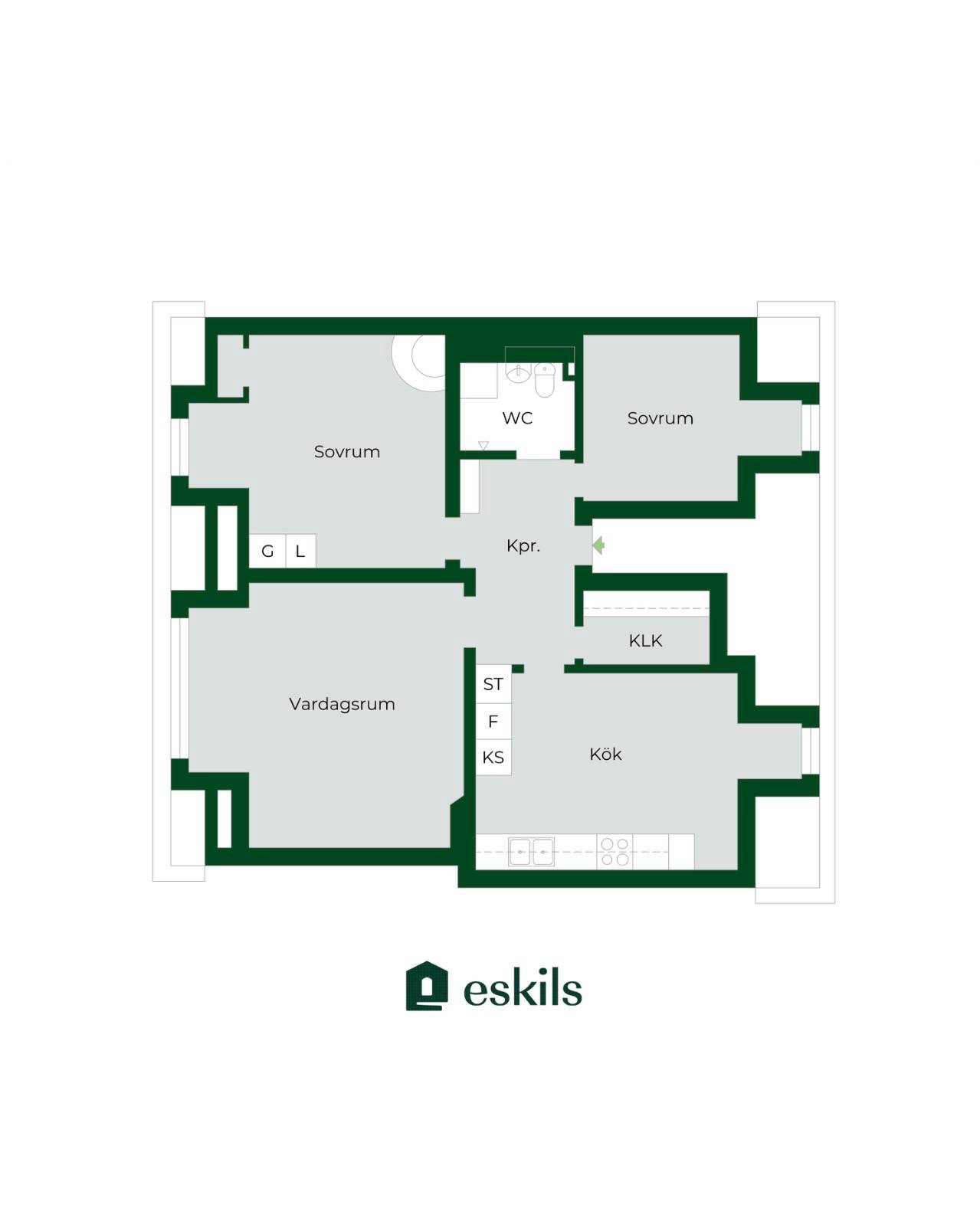 3 rum Lägenhet på Västra Storgatan 4D Norr/Centrum Eskilstuna kommun - bild 41