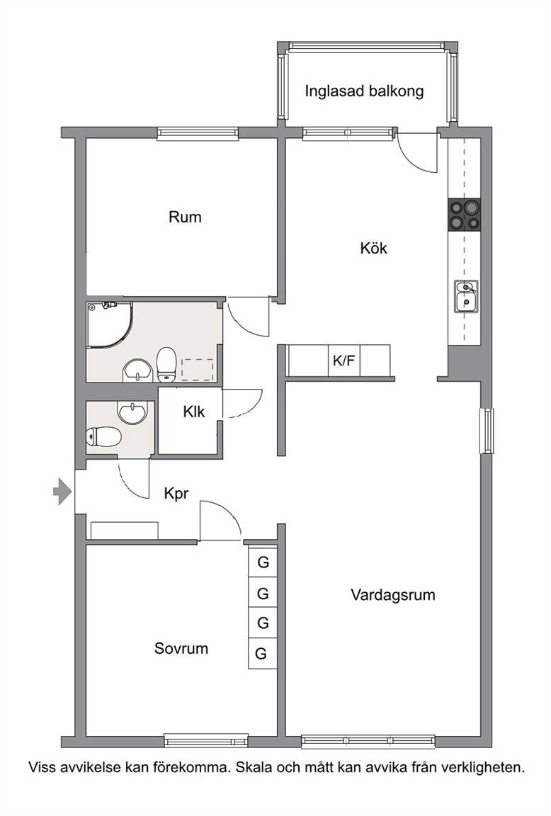 3 rum Lägenhet på Norrtornsvägen 49 Norrtorn Oskarshamns kommun - bild 23