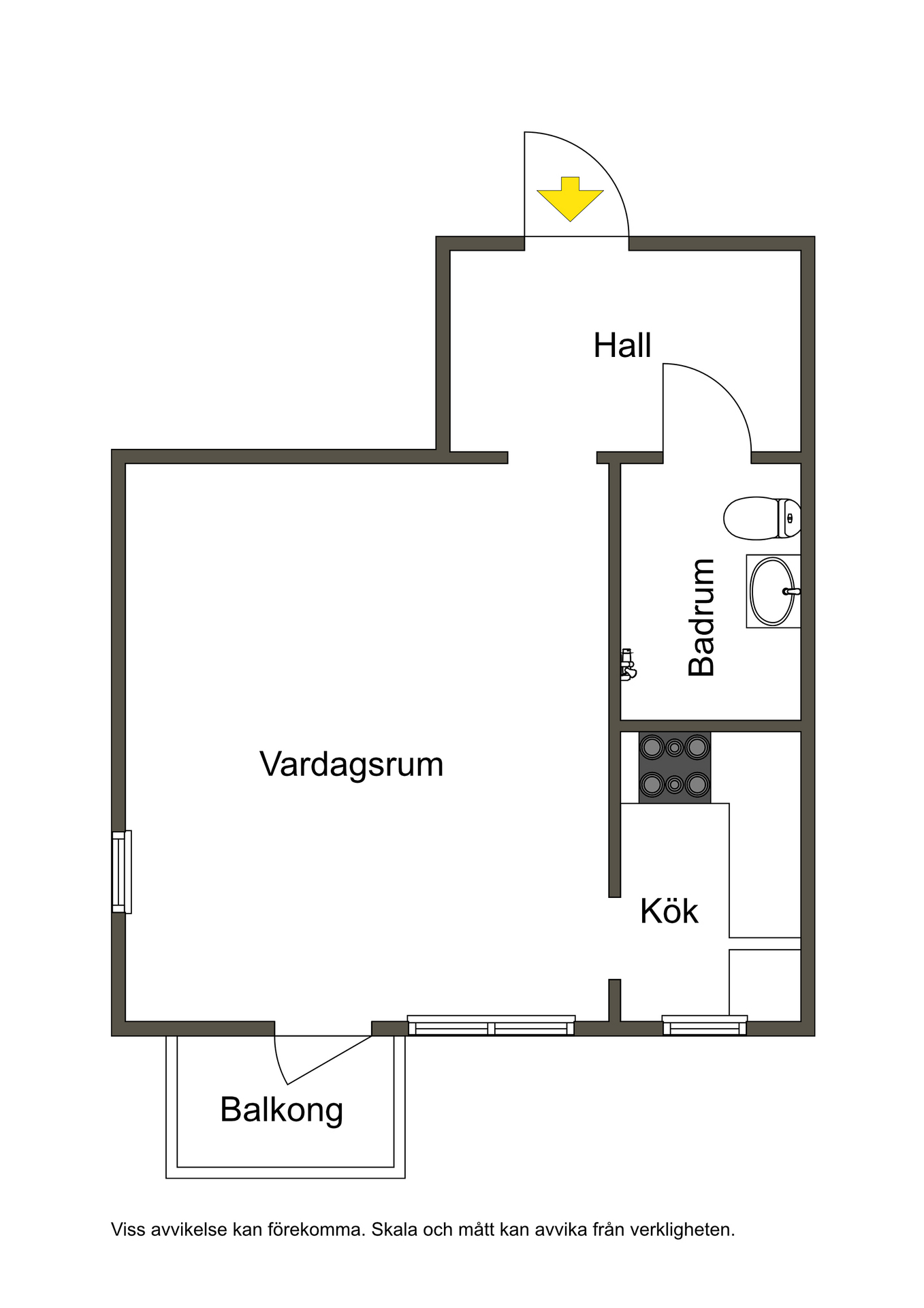 1 rum Lägenhet på Malmgrensgatan 4D Ulricehamn Ulricehamns kommun - bild 24