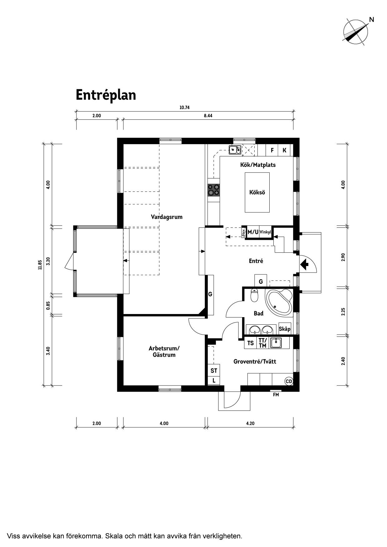 5 rum Villa på Näsets vinkelväg 2A Näset Göteborgs kommun - bild 57