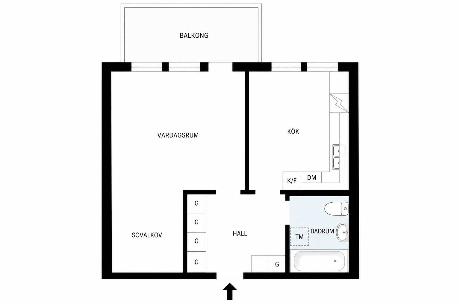 1.5 rum Lägenhet på Skarpövägen 15 Orminge - Saltsjö-Boo Nacka kommun - bild 20