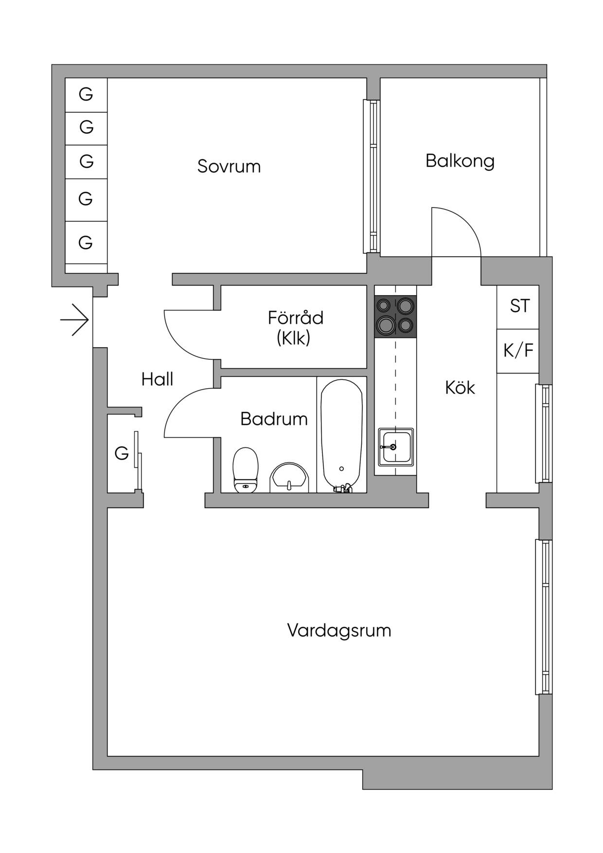 2 rum Lägenhet på Bjerehov 8B Bjärred Lomma kommun - bild 22