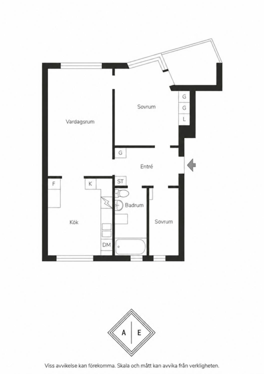 2.5 rum Lägenhet på Trålgränd 3 Södermalm Stockholms kommun - bild 24