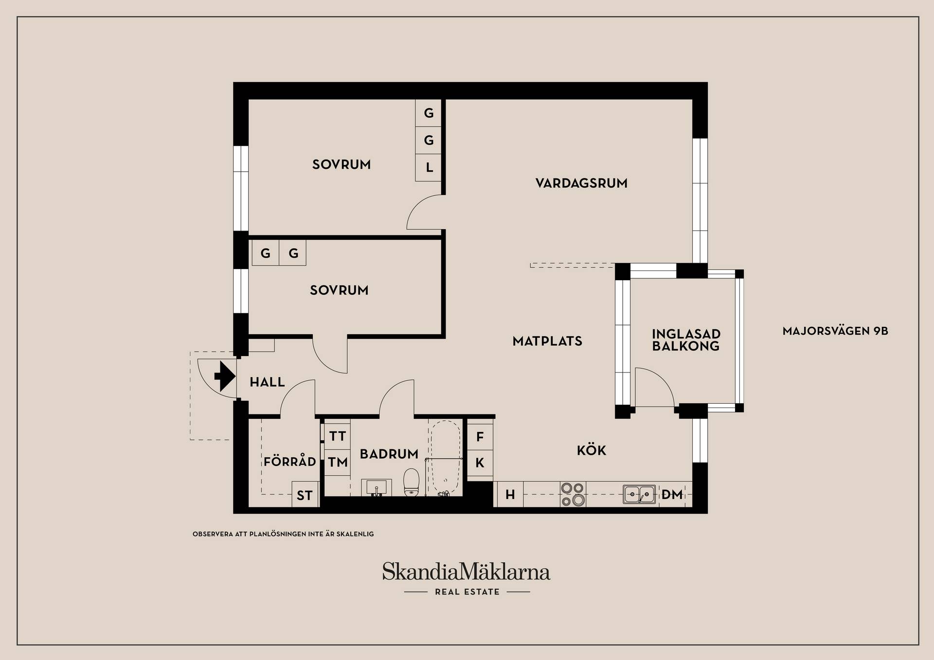 3 rum Lägenhet på Majorsvägen 9B Barkarbystaden Järfälla kommun - bild 11