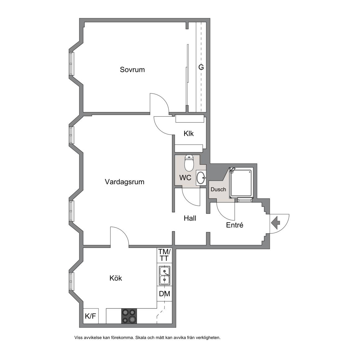 2 rum Lägenhet på Västra Storgatan 3B Kristianstads Centrum Kristianstads kommun - bild 15