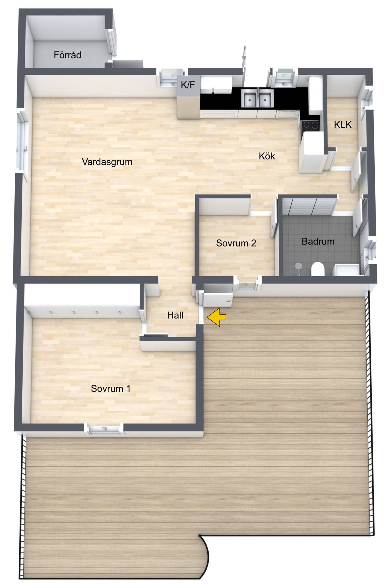 3 rum Villa på Granvägen 4 Borrlövsta Uppsala kommun - bild 42