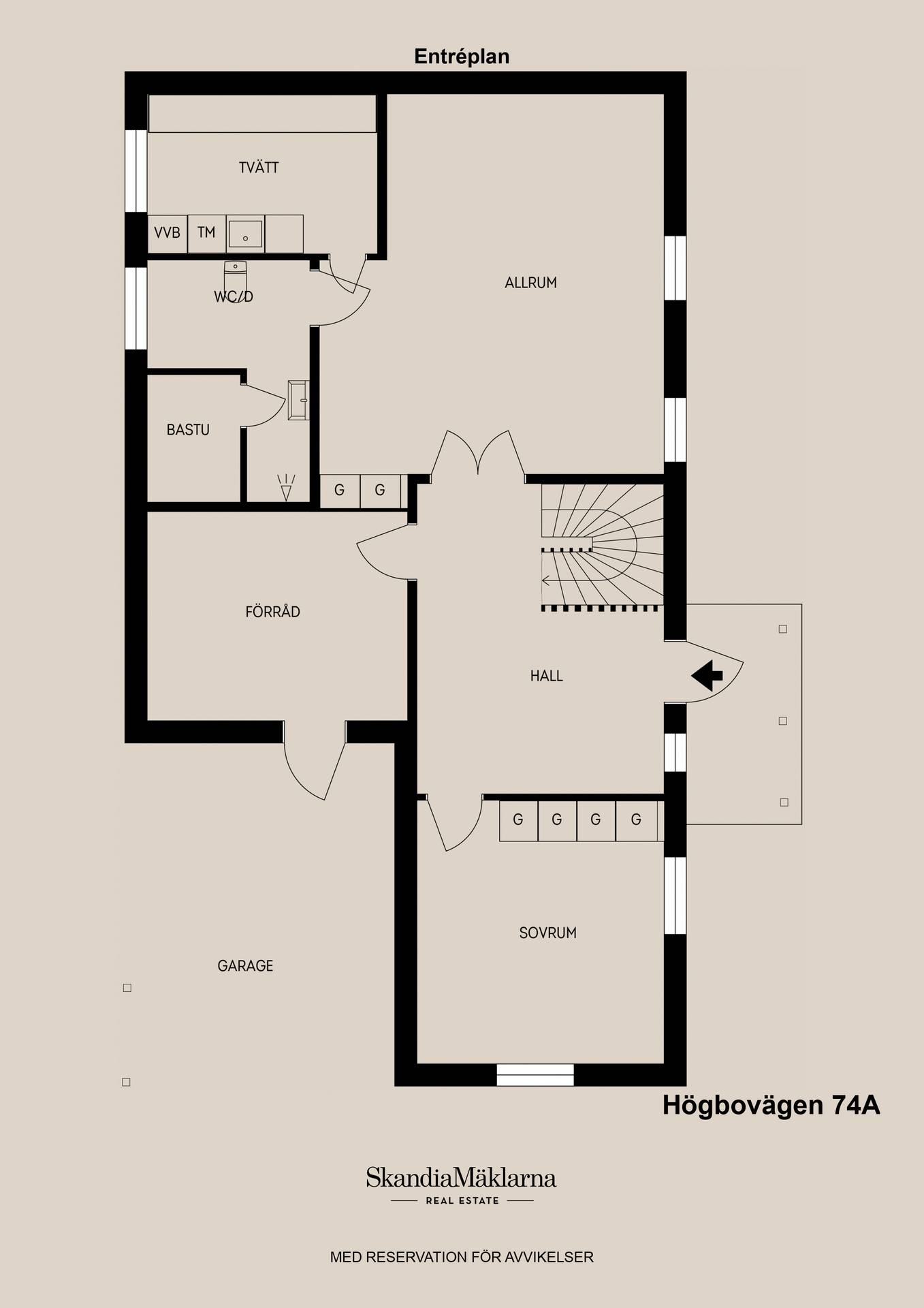 6 rum Villa på Högbovägen 74A klangberget Sandvikens kommun - bild 41
