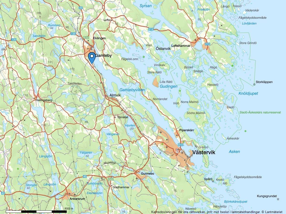 8 rum Gård/skog på Ullevi Östergård 1 Gamleby Västerviks kommun - bild 92