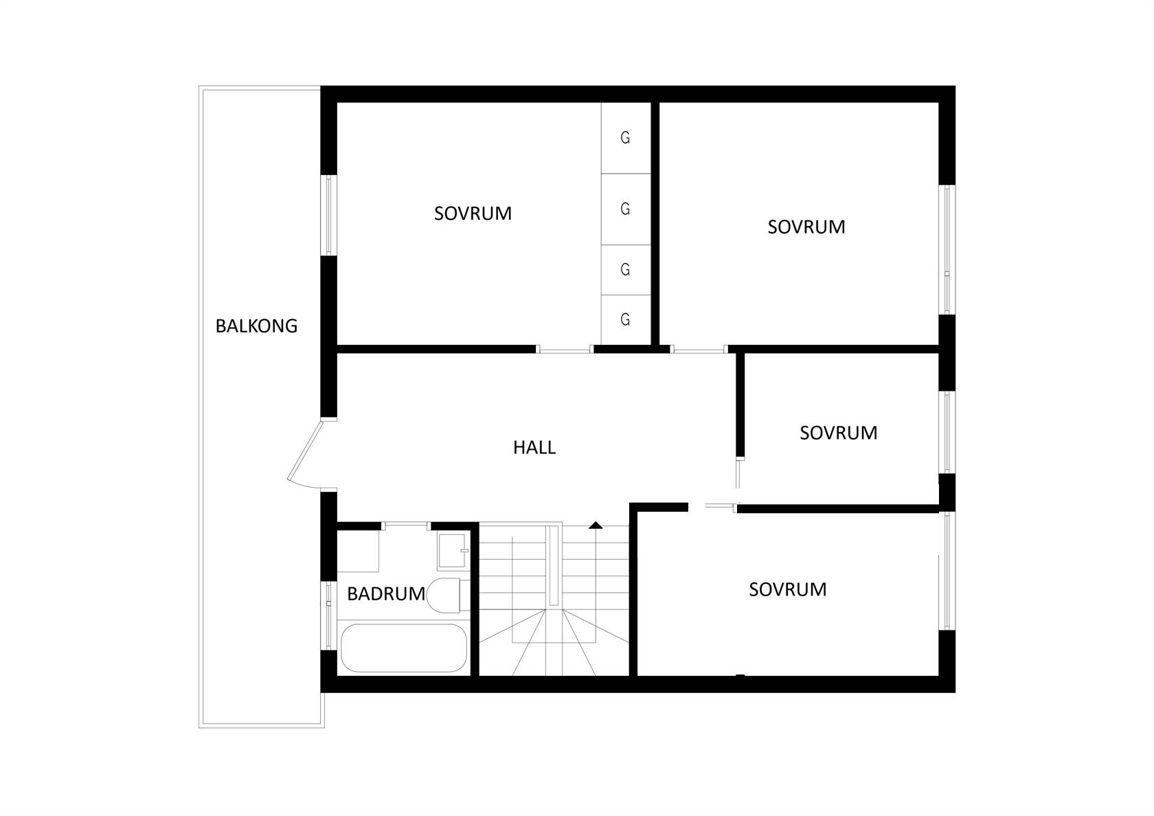 4 rum Radhus på Starbovägen 6 Vällingby - Nälsta Stockholms kommun - bild 24