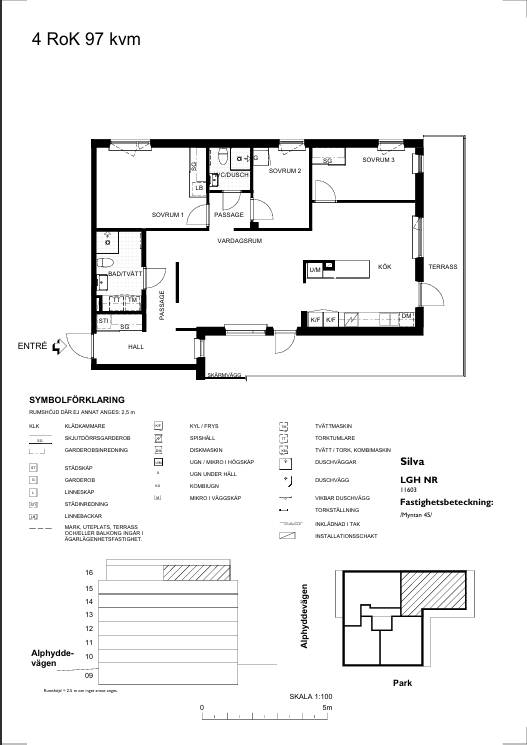 4 rum Lägenhet på Alphyddevägen 9 Huvudsta Solna kommun - bild 30