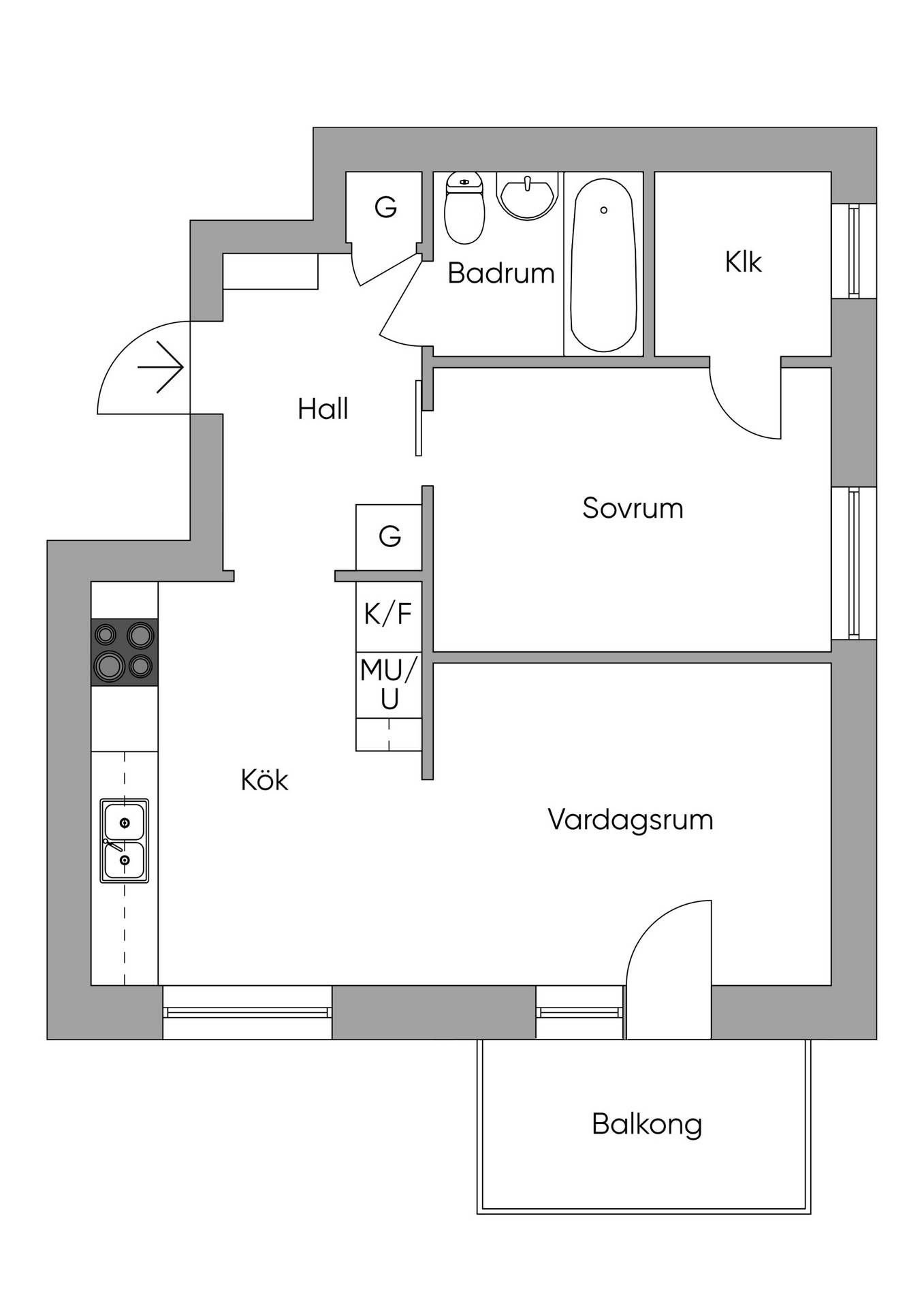 1 rum Lägenhet på Blommensbergsvägen 180 Aspudden Stockholms kommun - bild 38
