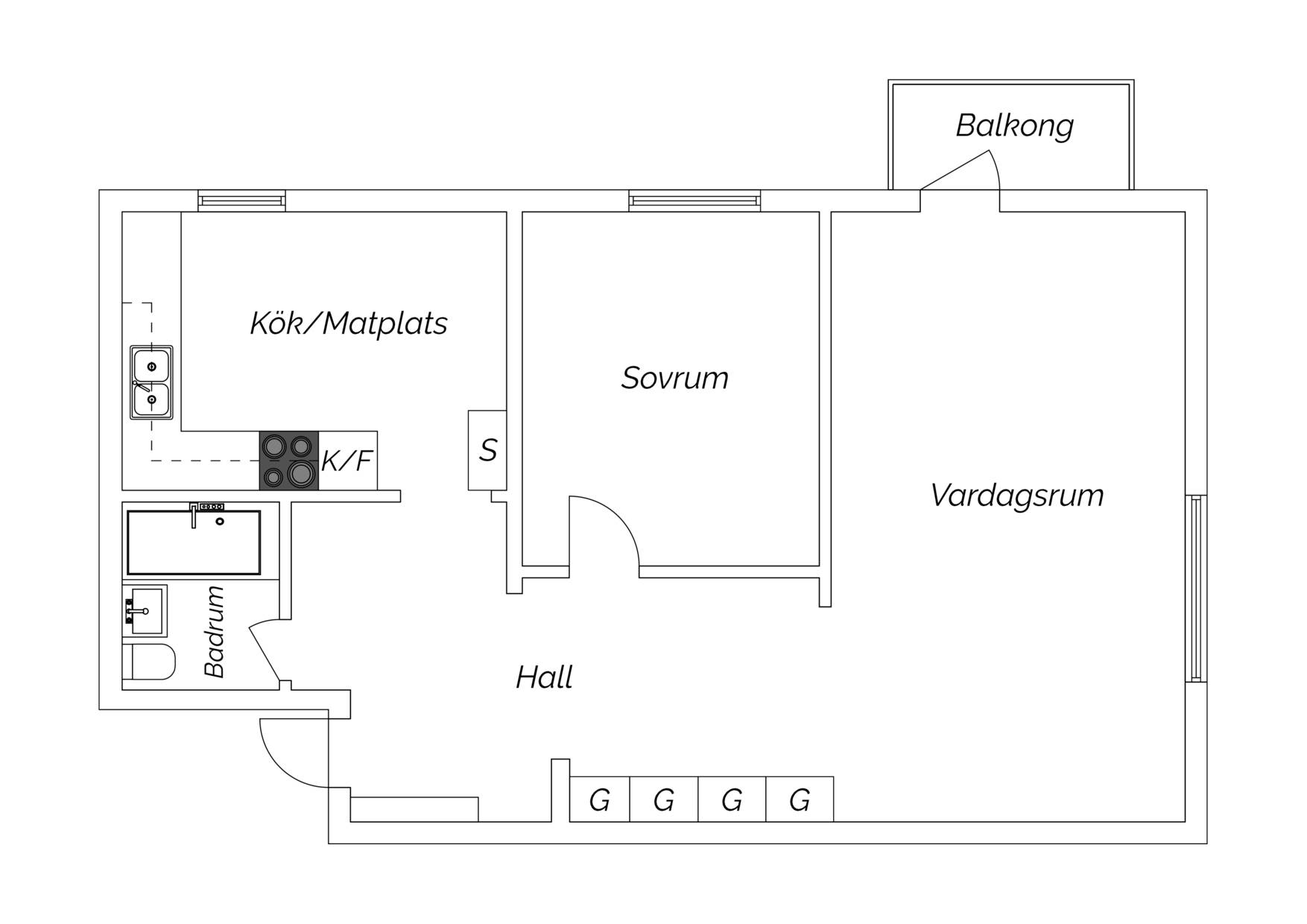 2 rum Lägenhet på Sågenvägen 6B Vendelsö Haninge kommun - bild 8