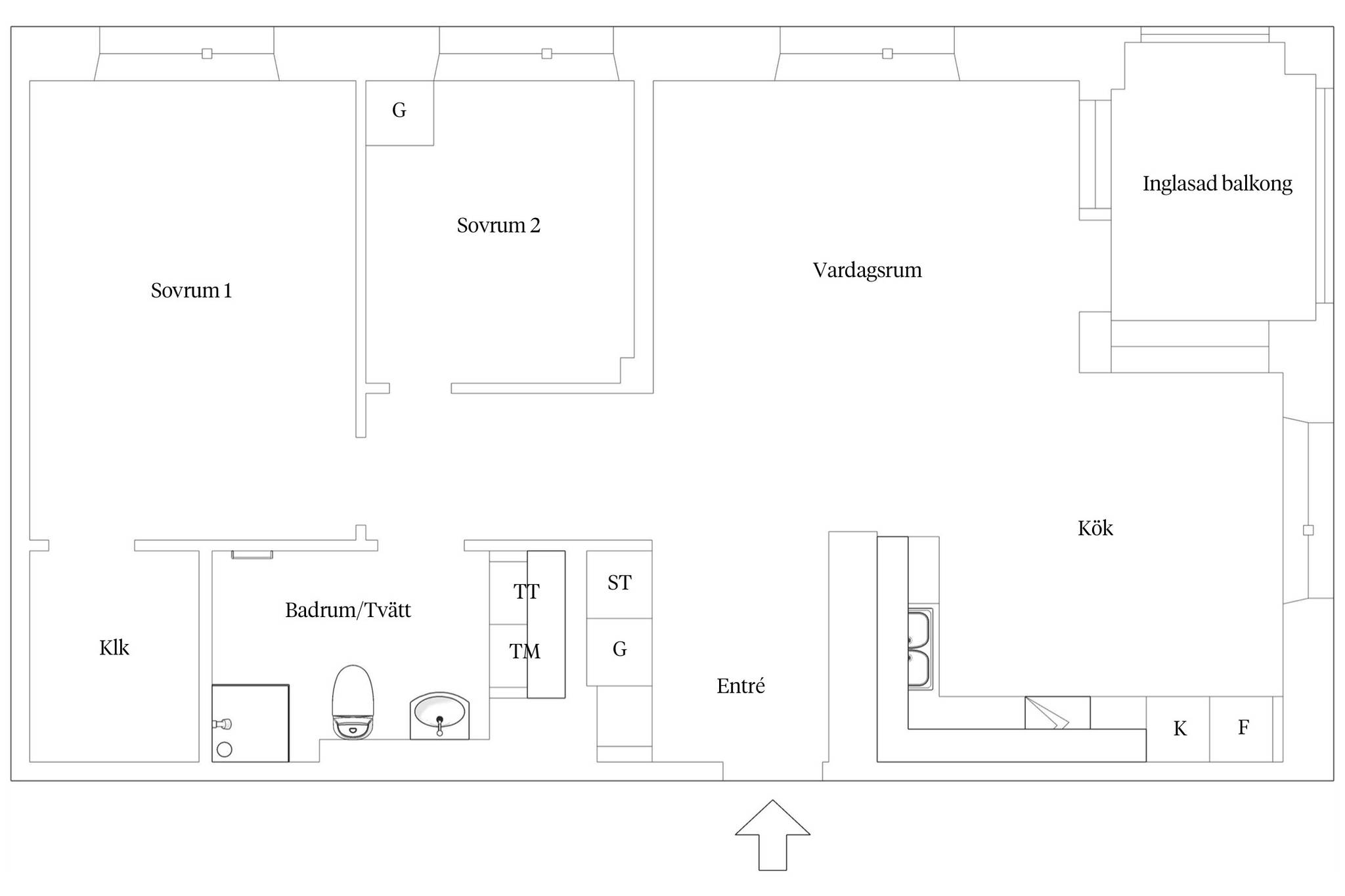 3 rum lägenhet på Bruksgatan 37 Majorna, Göteborgs kommun - bild 5