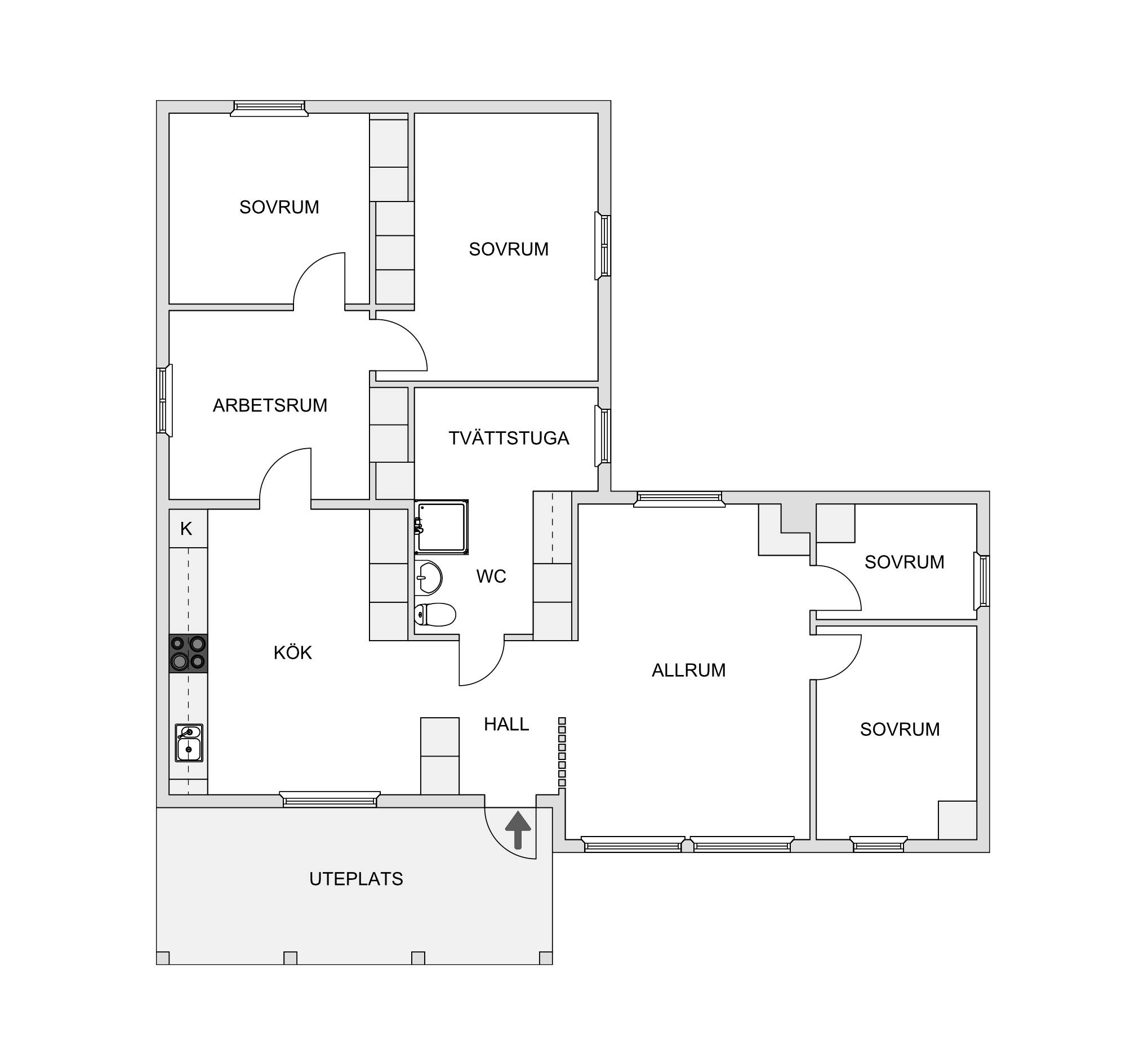 108 m² Villa på Bräcke 155 Bjästa Örnsköldsviks kommun - bild 31